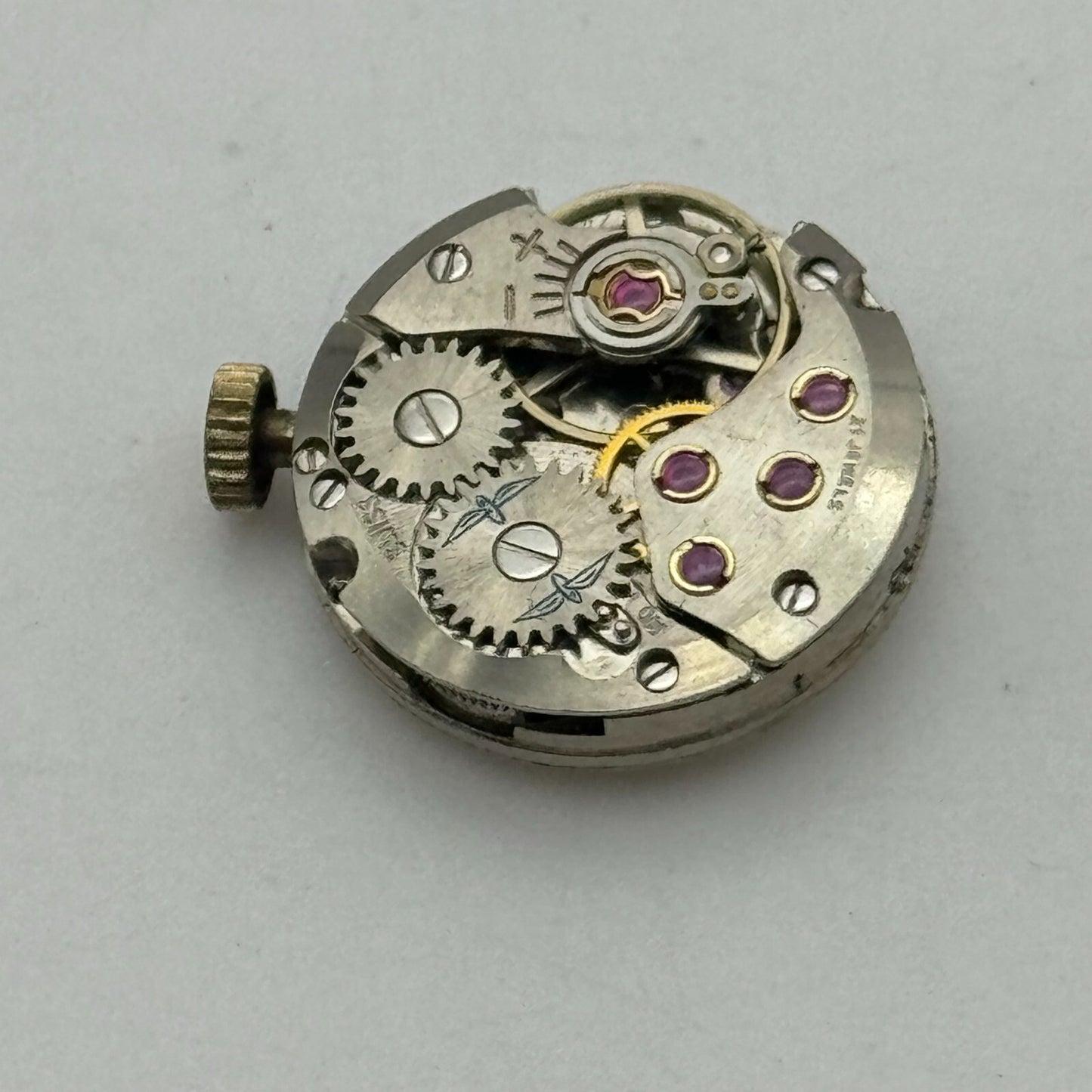 15.5mm Running Rotary ETA 2412 Manual Wind 21 Jewels Watch Movement PARTS REPAIR