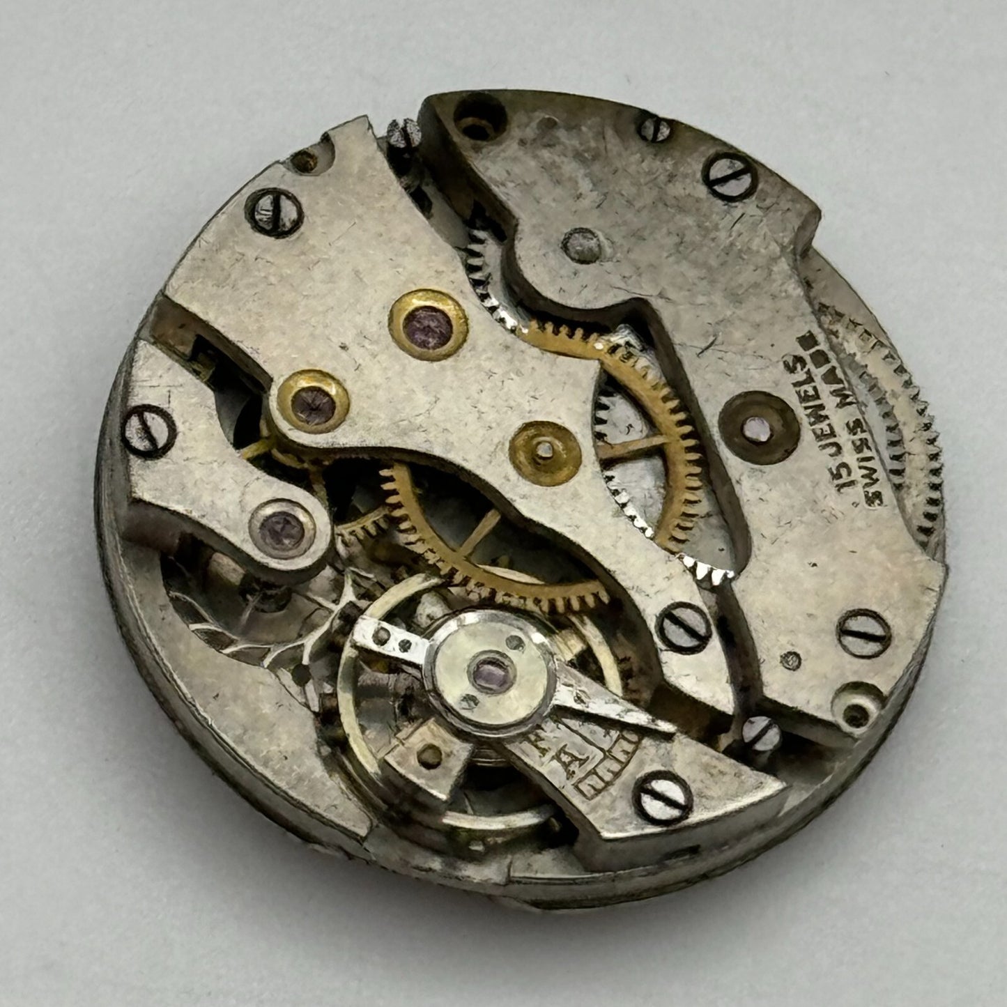23.6mm High Grade MST Balance Ok Swiss Manual Wind 15 Jewel Watch Movement PARTS