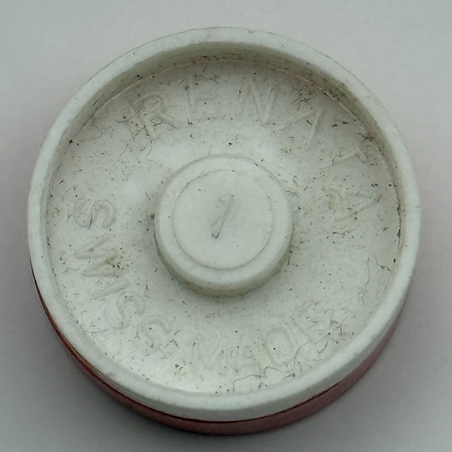 FHF 35-21 Balance Wheel Complete And Spring Ord + Inca 1724 M Watch Parts NOS