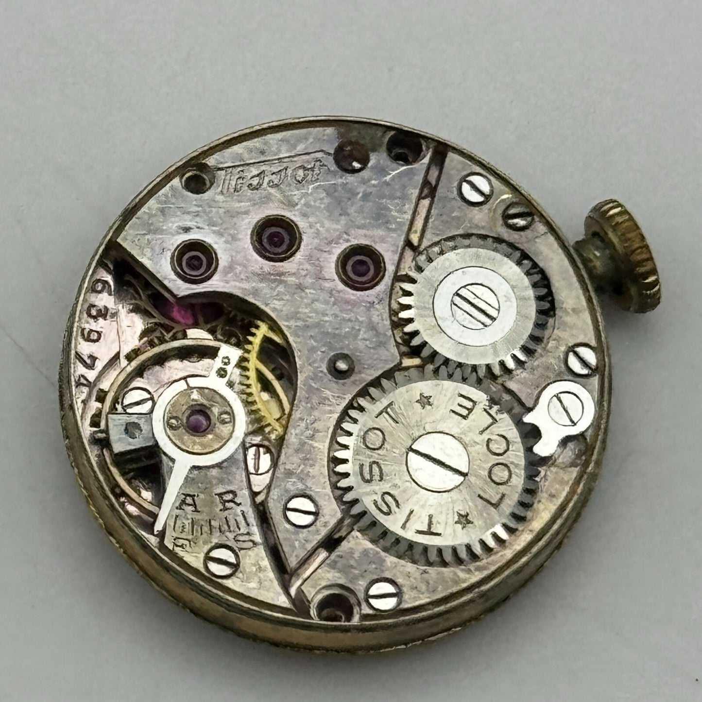 20.1mm Ladies Running Tissot Locle Cal 194 Manual Wind Swiss Watch Movement PART