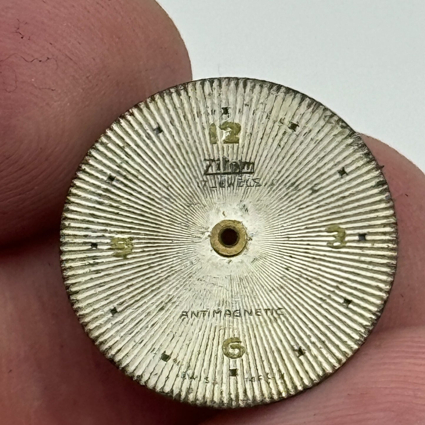 28.8mm EB 1344 Swiss 17 Jewels Manual Wind Watch Movement Vintage PARTS SPARES