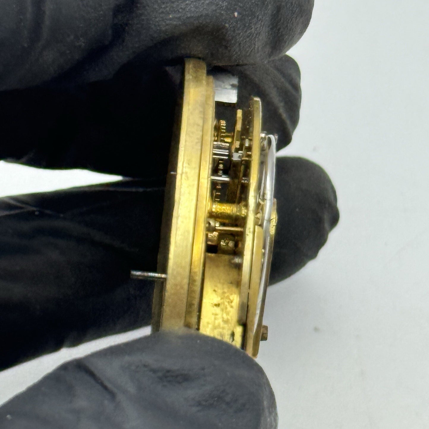 44.9mm Unidentified Quality Antique Fusee Pocket Watch Movement FOR PARTS