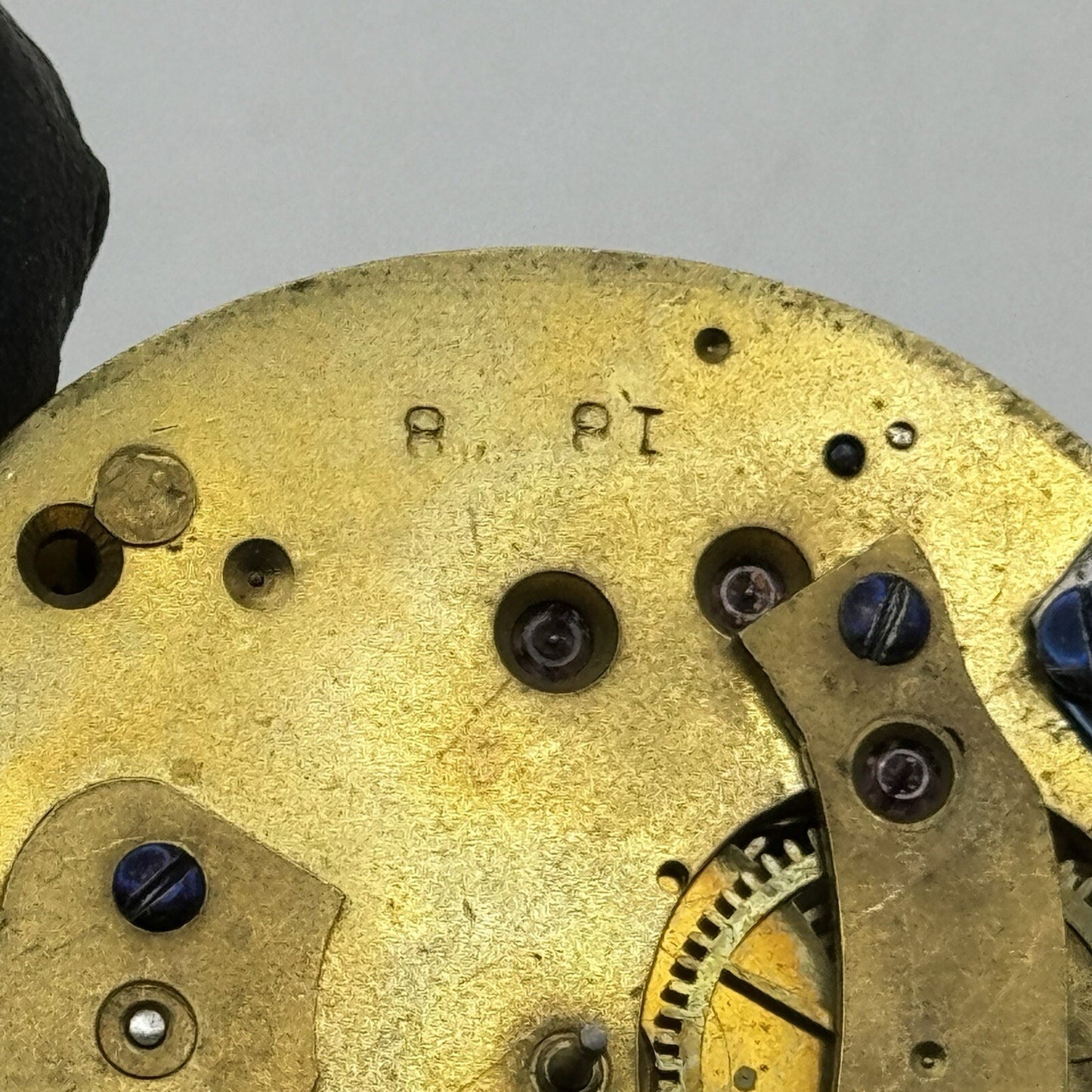 44.7mm Clayton Atherton Interesting Pocket Watch Movement FOR PARTS
