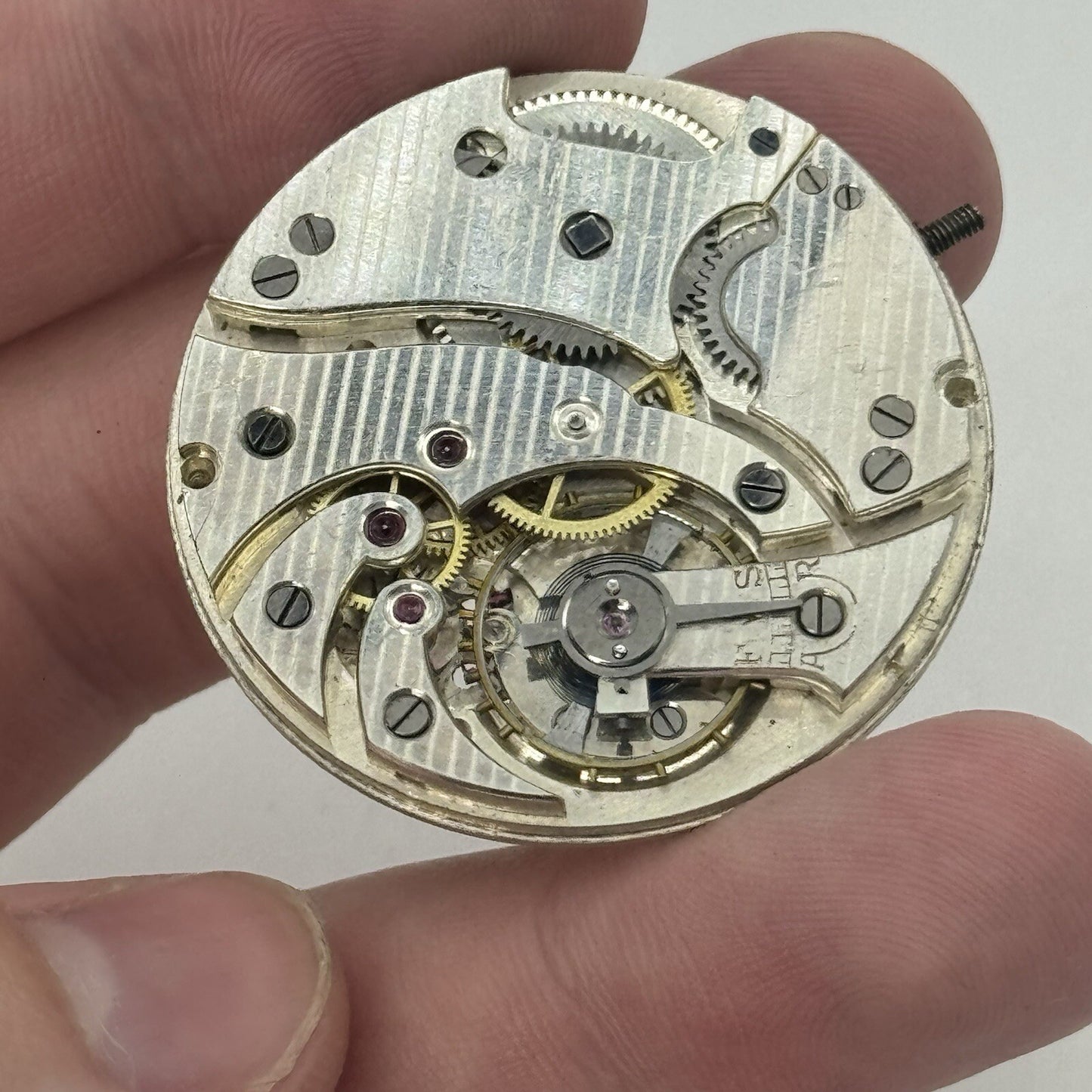 43.1mm Unidentified High Quality Balance Pocket Watch Movement FOR PARTS Repair