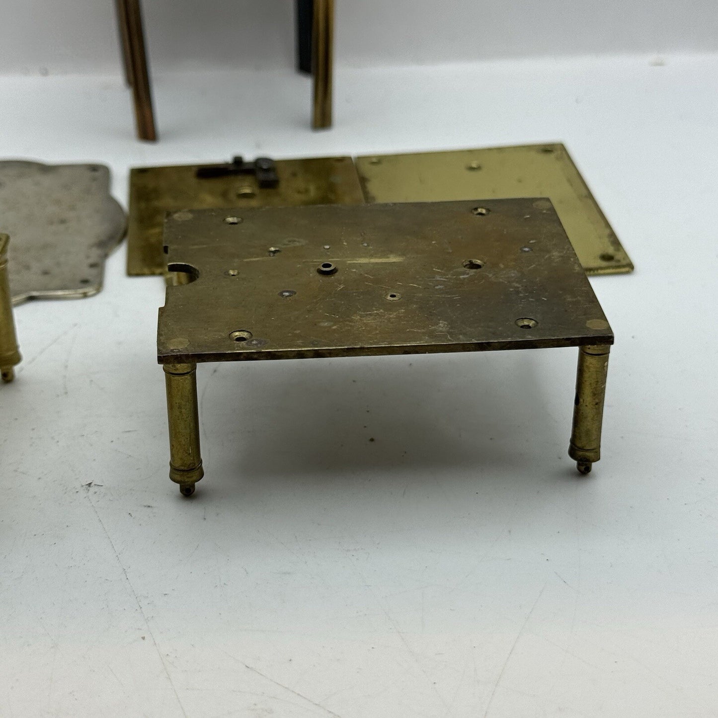 Unidentified Antique Clock Parts Unknown Origin Or Age See Photos Parts Repair