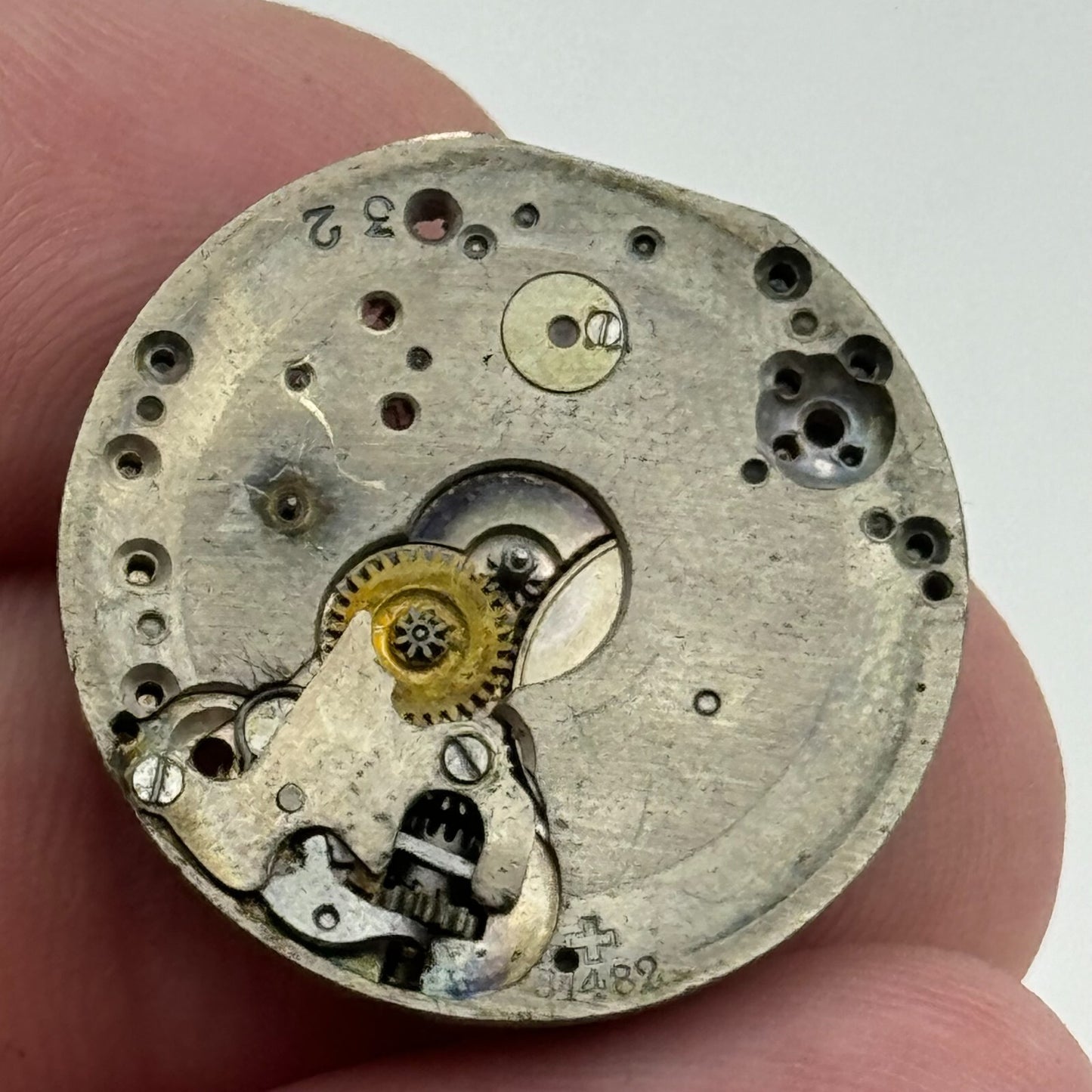 23.6mm Balance Ok FHF Patent 51482 Manual Wind Watch Movement Swiss Made PARTS