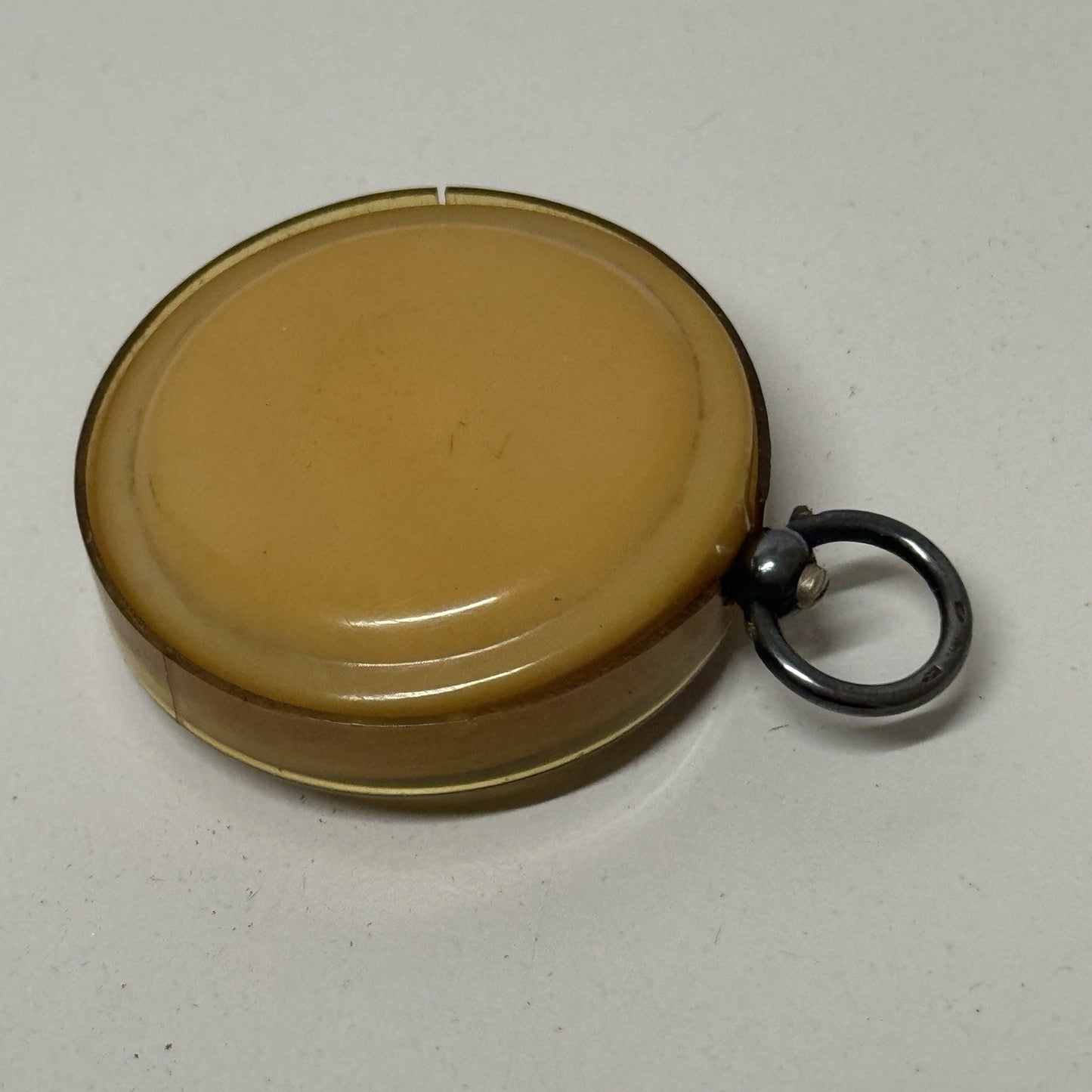Antique Sterling Silver Patterned Dial Cylinder Pocket Watch & Outer Case PARTS