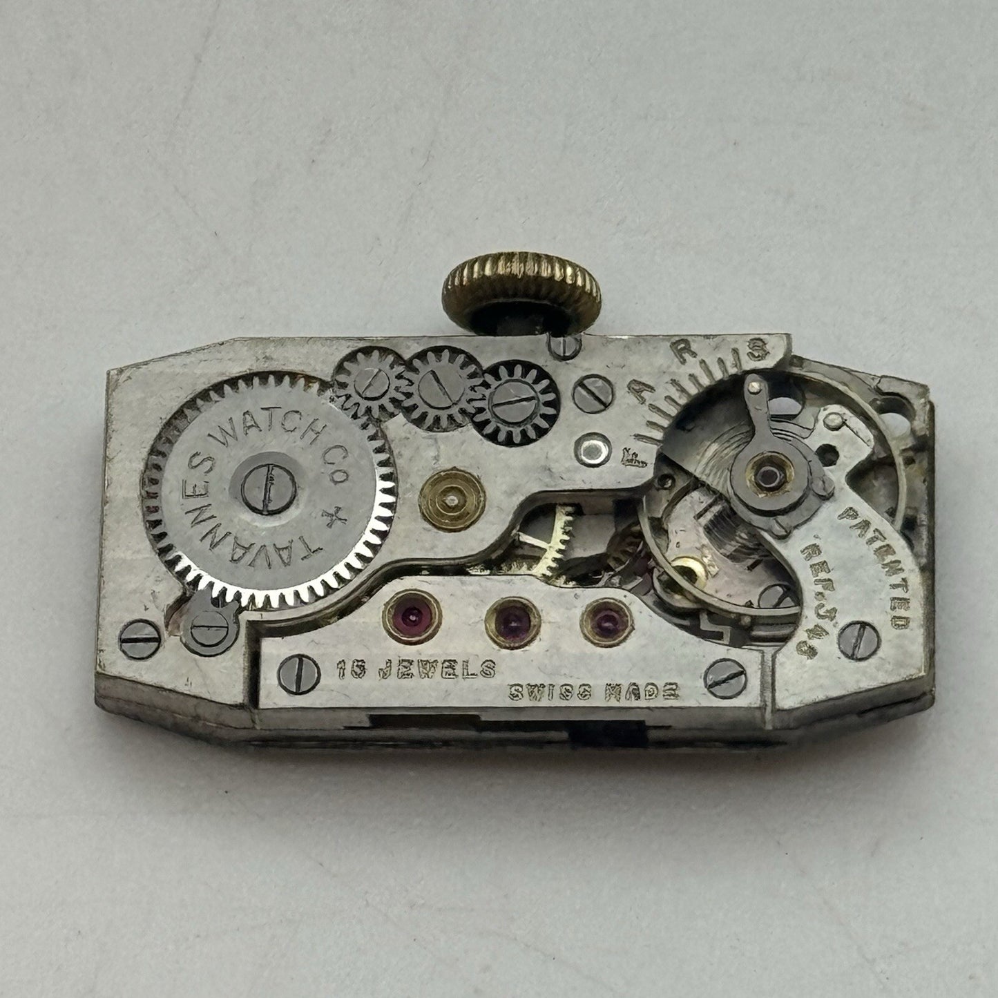 12.1mm Cyma Tavannes Cal 345 High Quality Tank Watch Movement Restoration Parts