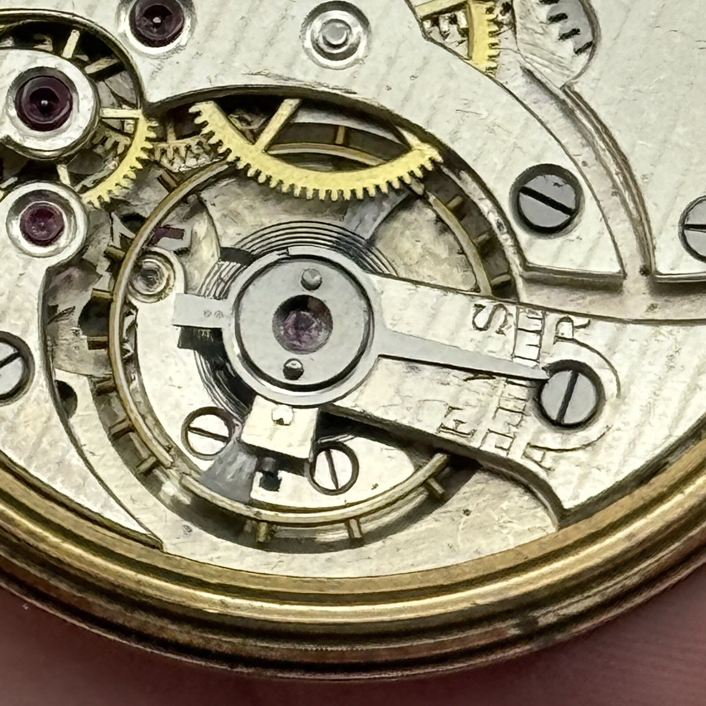 43.1mm Unidentified High Quality Balance Pocket Watch Movement FOR PARTS Repair