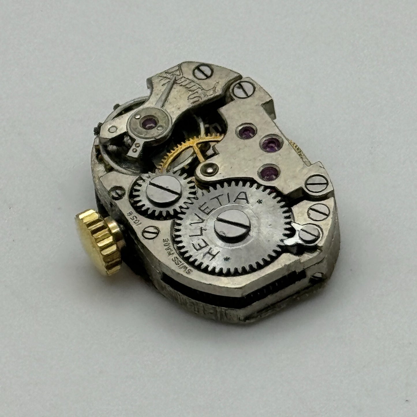 12.6mm Ladies Helvetia Cal 105B Manual Wind Watch Movement Swiss Vintage PARTS