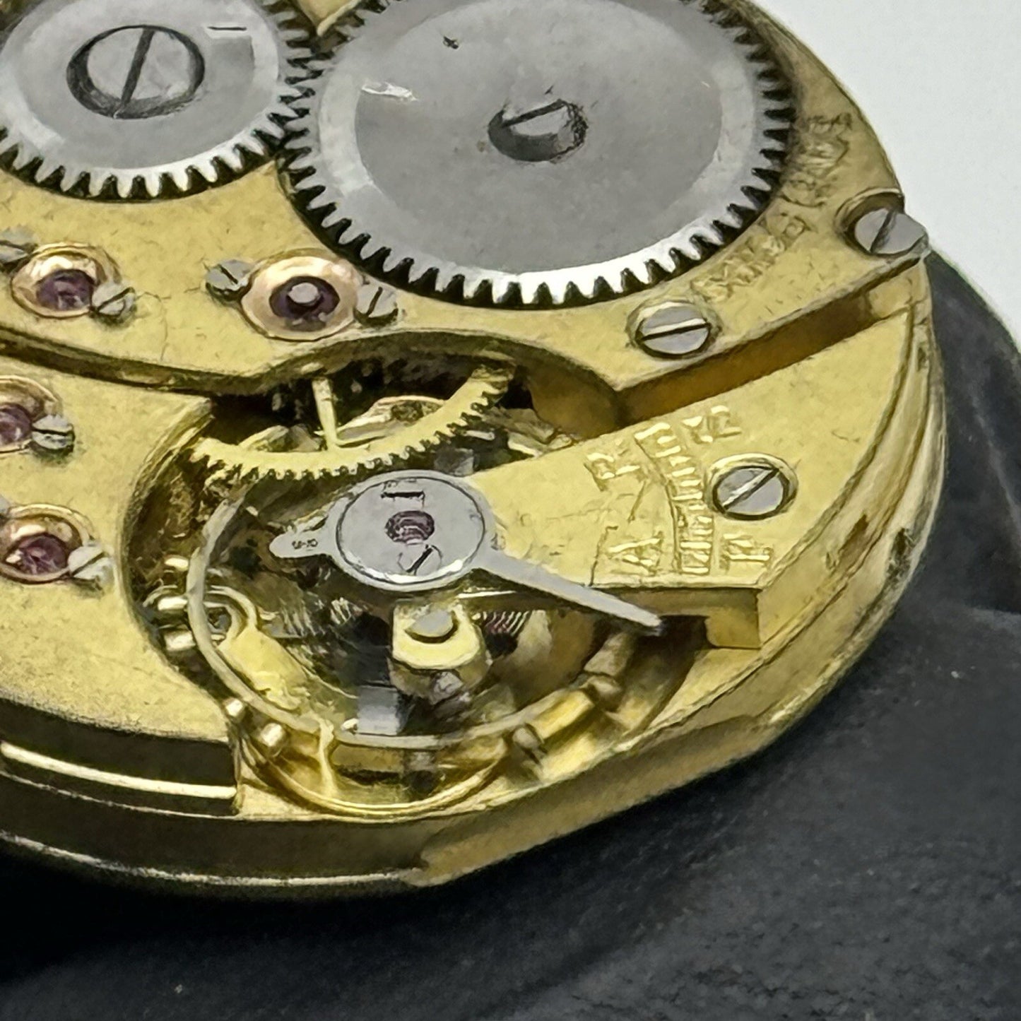 23.6mm Stauffer S S & Co Balance Intact Good Quality Watch Movement Parts Repair