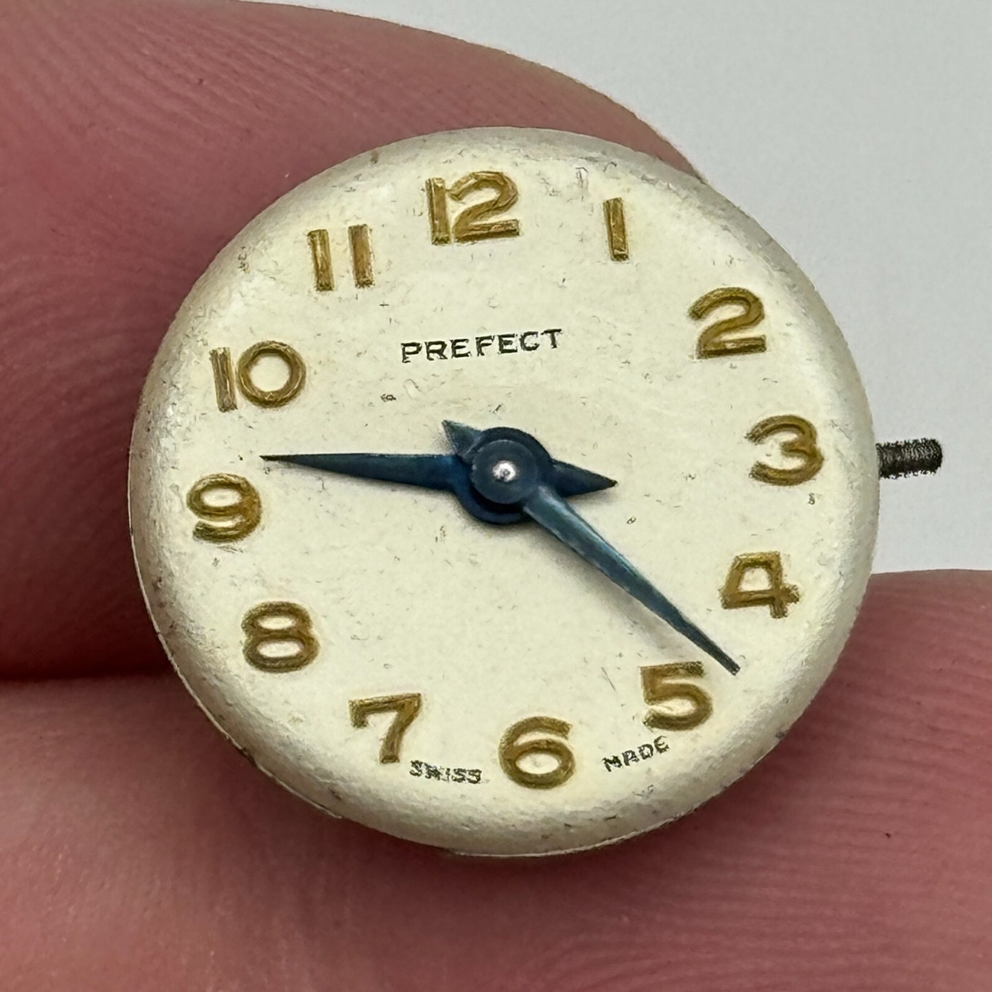 17.4mm Prefect Felsa F 4022 Manual Wind Watch Movement Swiss Vintage PARTS SPARE
