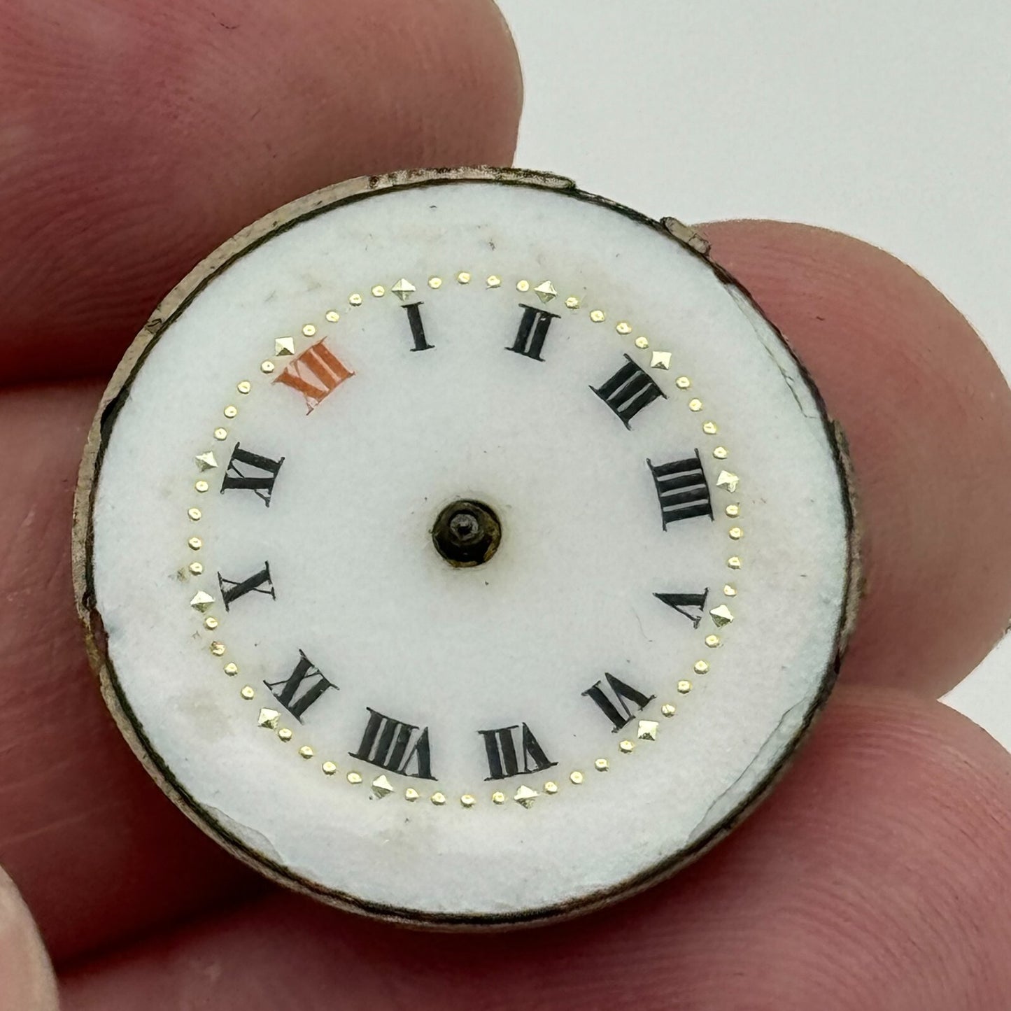 23.6mm Unidentified Cylinder Escapement Trench Watch Movement Manual Wind PARTS