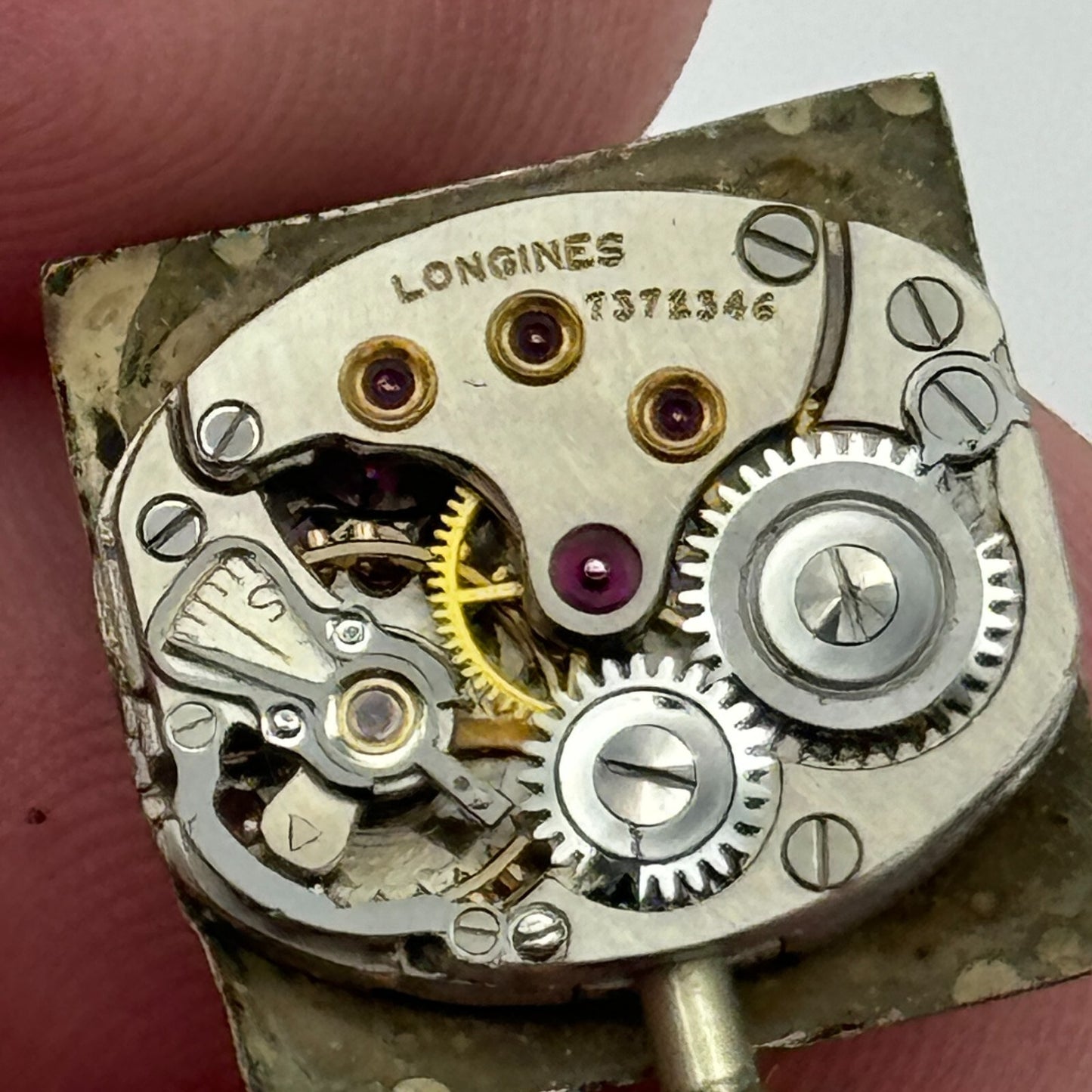 12.9mm Running 1947 Longines Turler Ladies Manual Wind Watch Movement PARTS