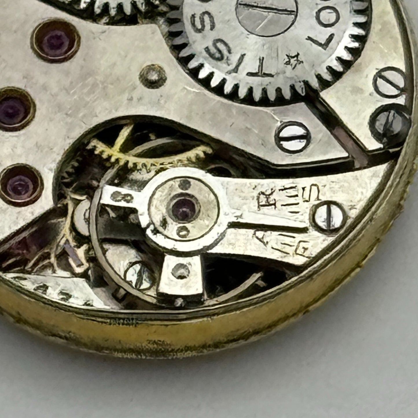 20.1mm WORKING Ladies Tissot Locle Cal 194 Manual Wind Watch Movement PARTS