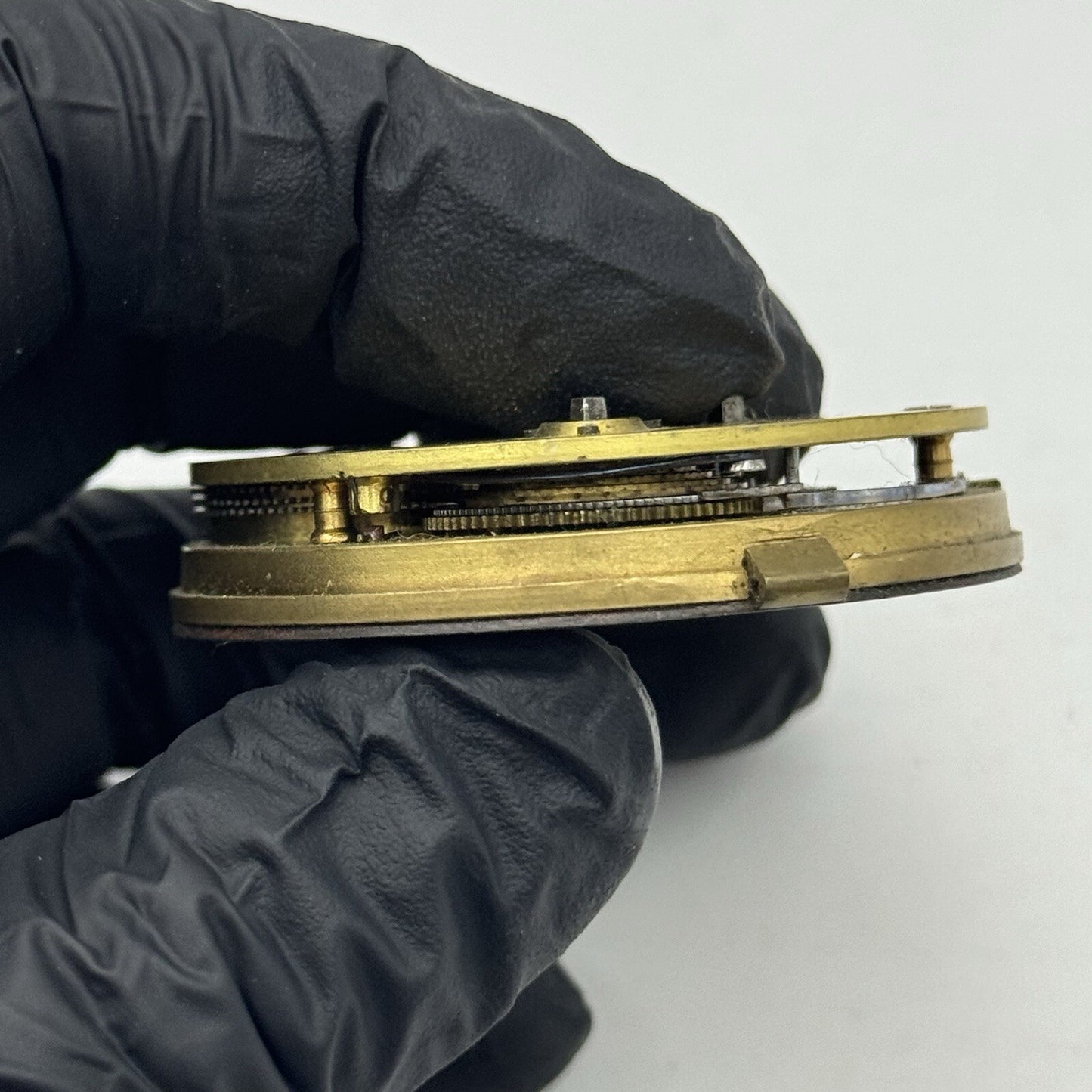 51.7mm Centre Seconds Chronograph Fusee Pocket Watch Movement FOR PARTS