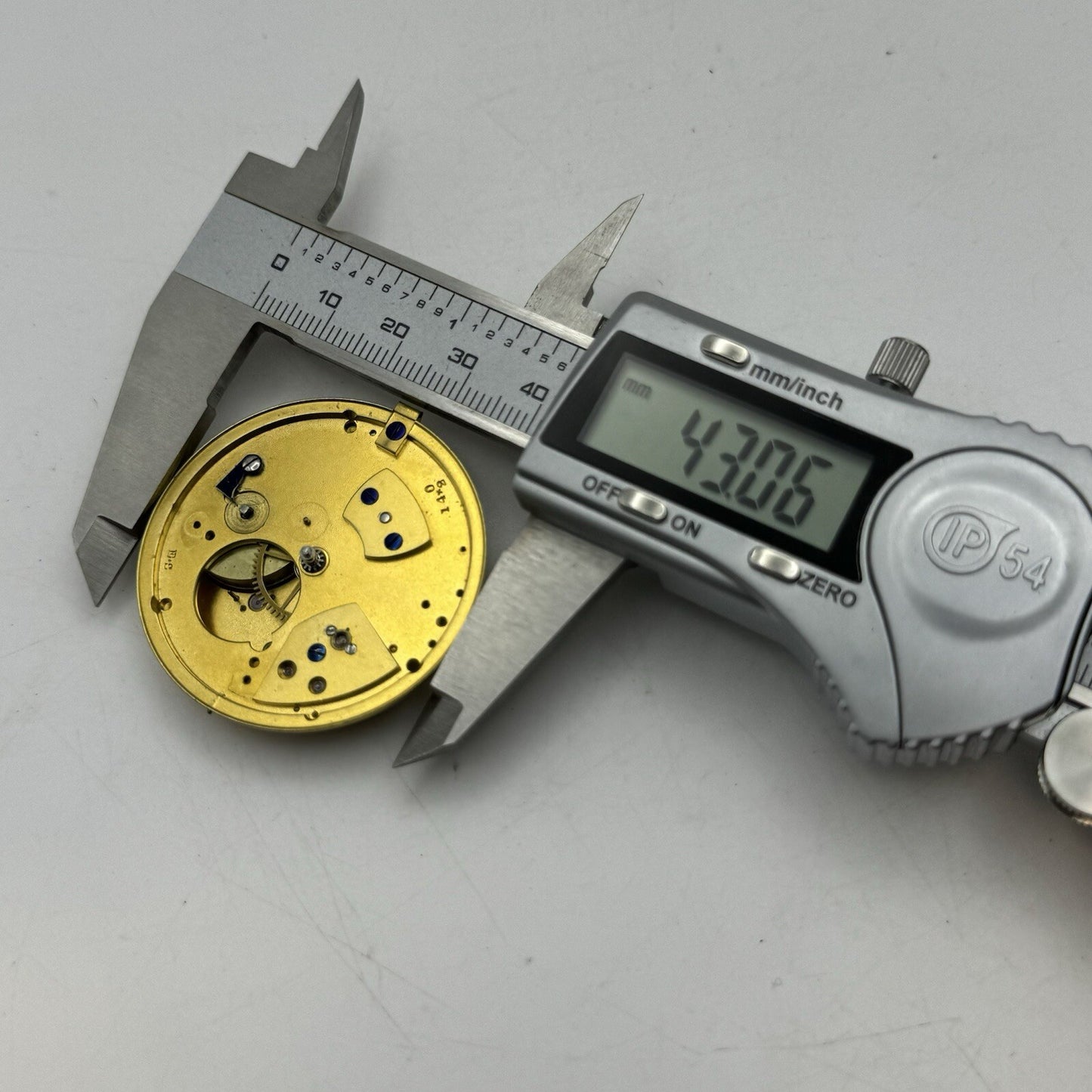 43mm Manual Wind John Atherton Liverpool Fusee Pocket Watch Movement FOR PARTS