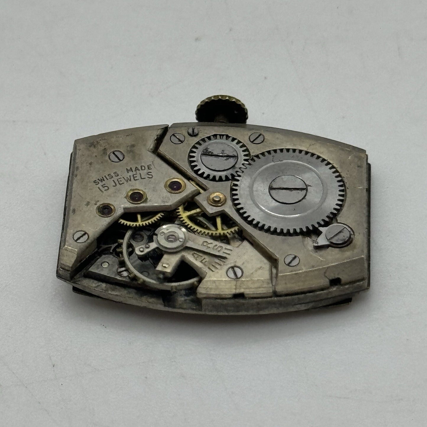 20mm Art Deco High Quality Tank Watch Movement Dial Hands Restoration Repair