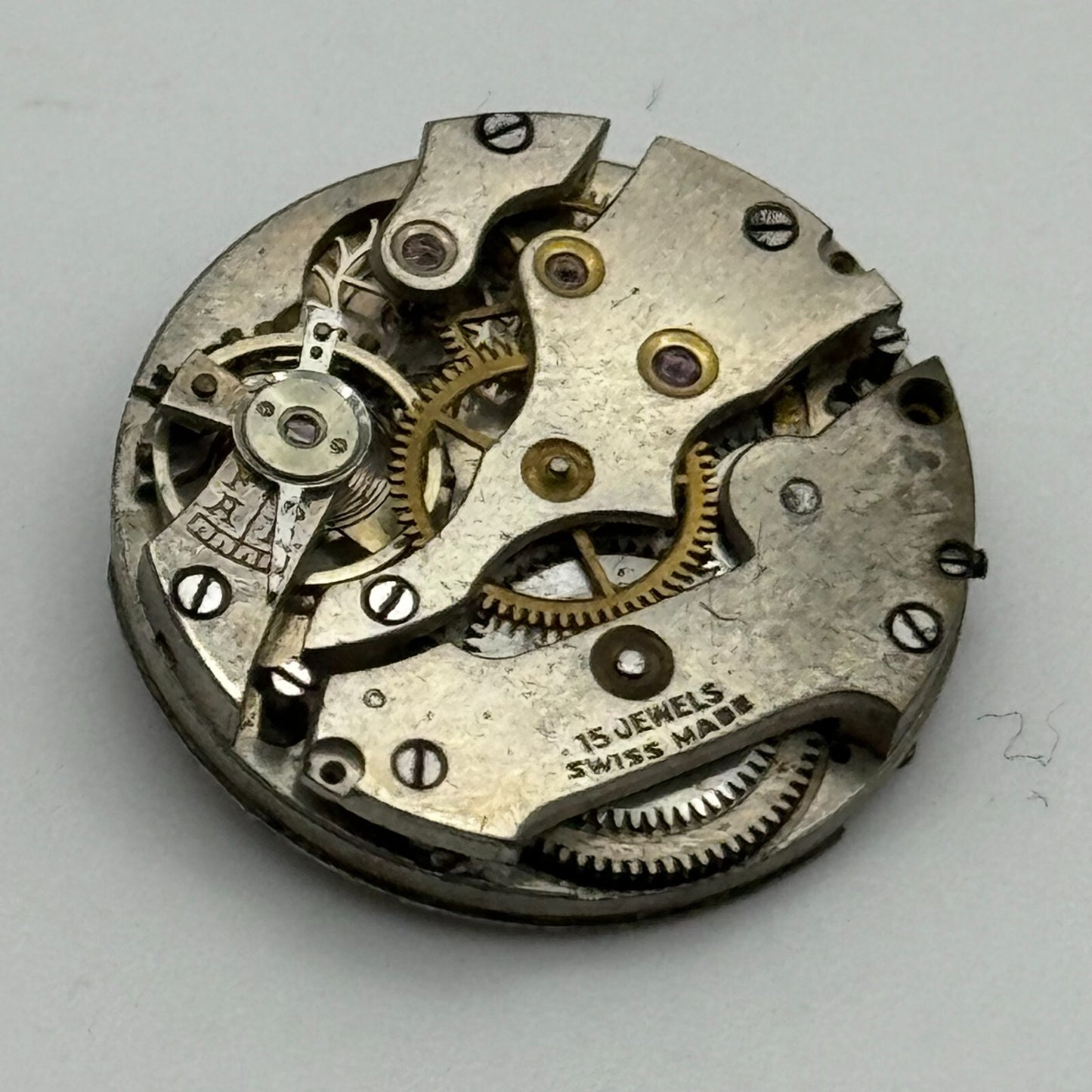 23.6mm High Grade MST Balance Ok Swiss Manual Wind 15 Jewel Watch Movement PARTS