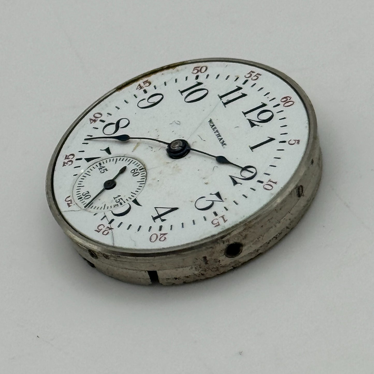 6/0s Men's Waltham Grade Ruby Model 1898 American Watch Movement PARTS SPARES