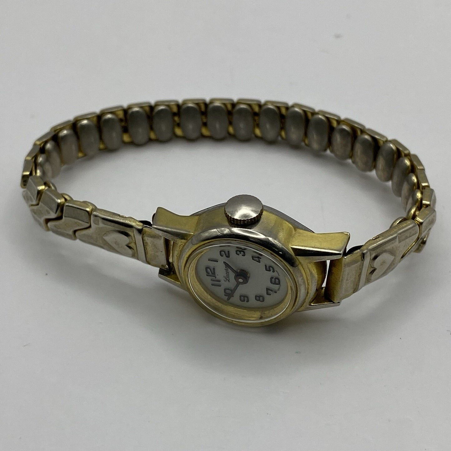 17mm Vintage Ladies Lucerne Cal 5601 Manual Cocktail Heart Watch NON WORKING