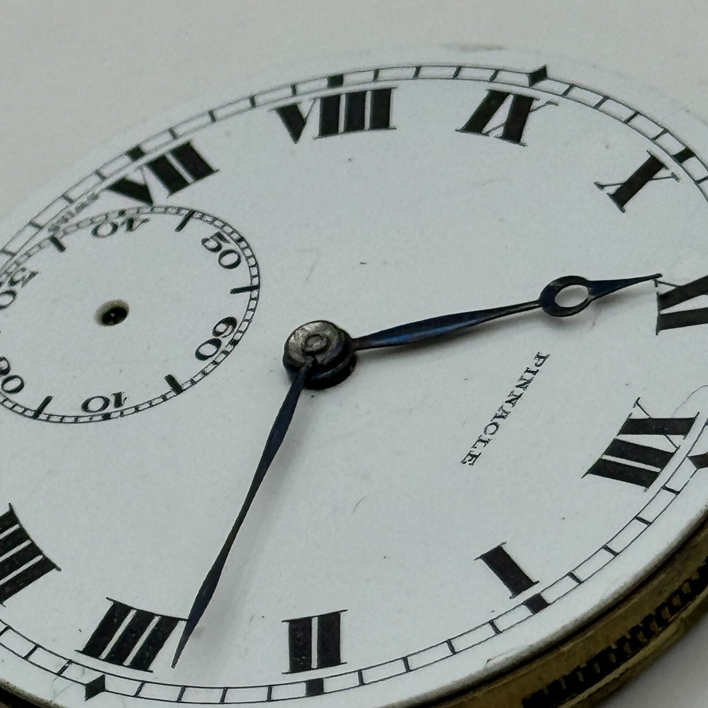 43mm Pinnacle 7 Jewels Sub Seconds Hunter Swiss Pocket Watch Movement PARTS