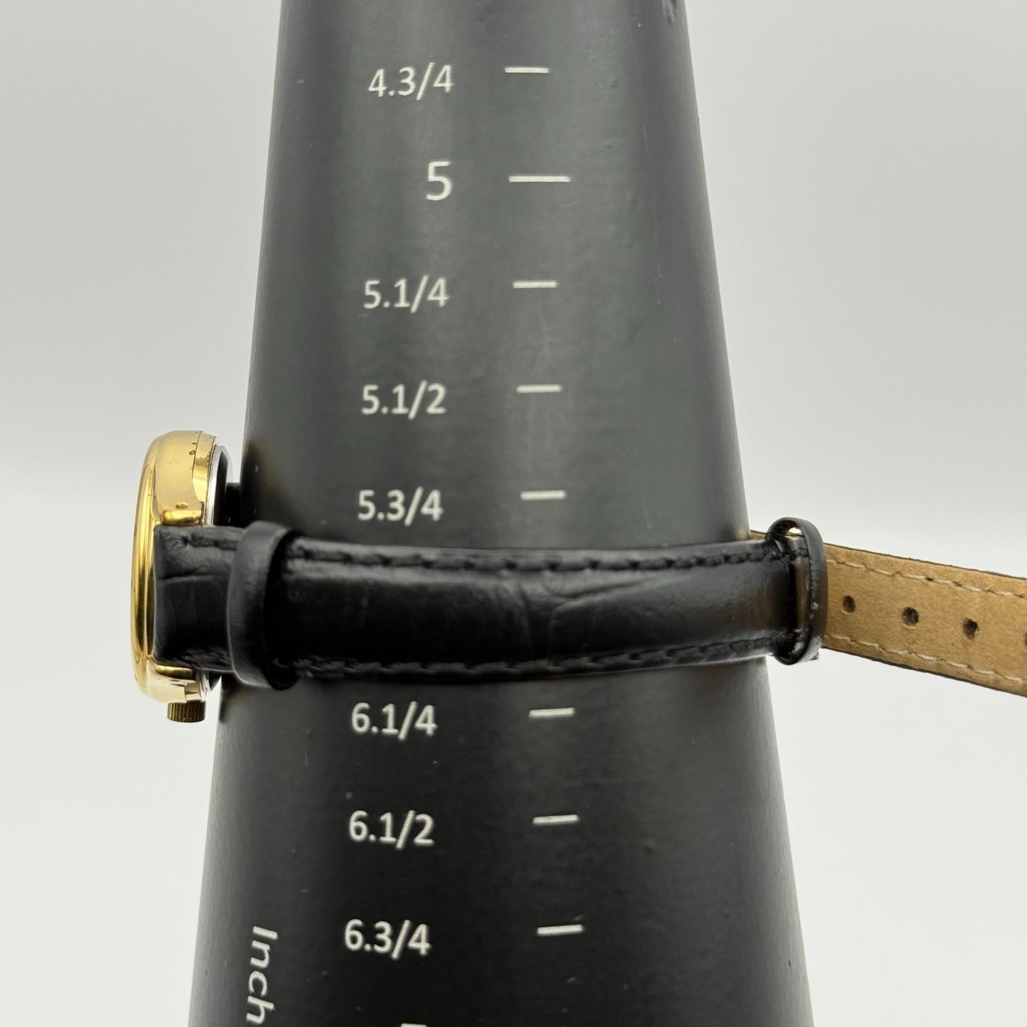 Sekonda Ladies Quartz Watch Gold Tone White Dial Leather Strap Working 25mm