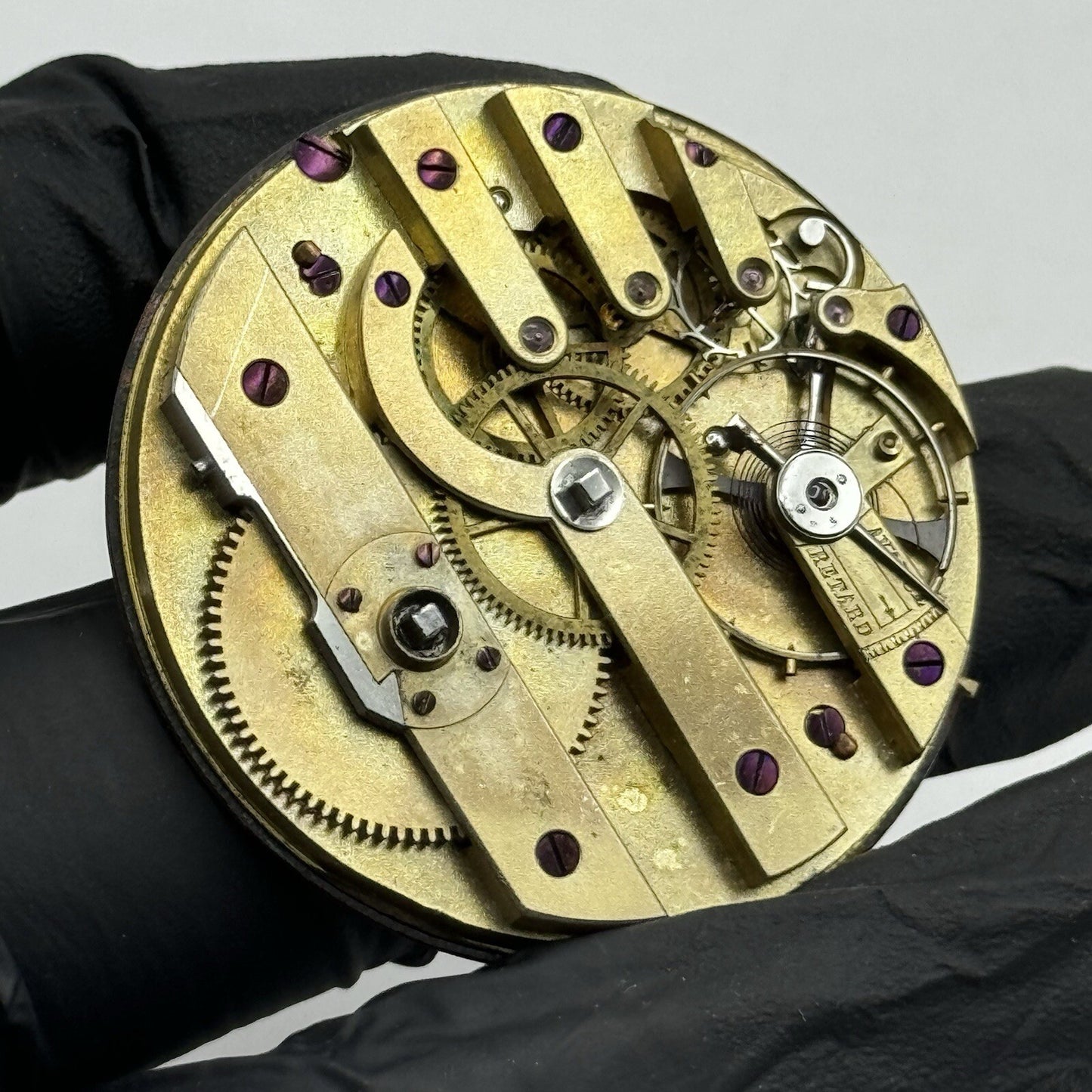 44.1mm High Quality Cylinder Balance Intact Pocket Watch Movement FOR PARTS