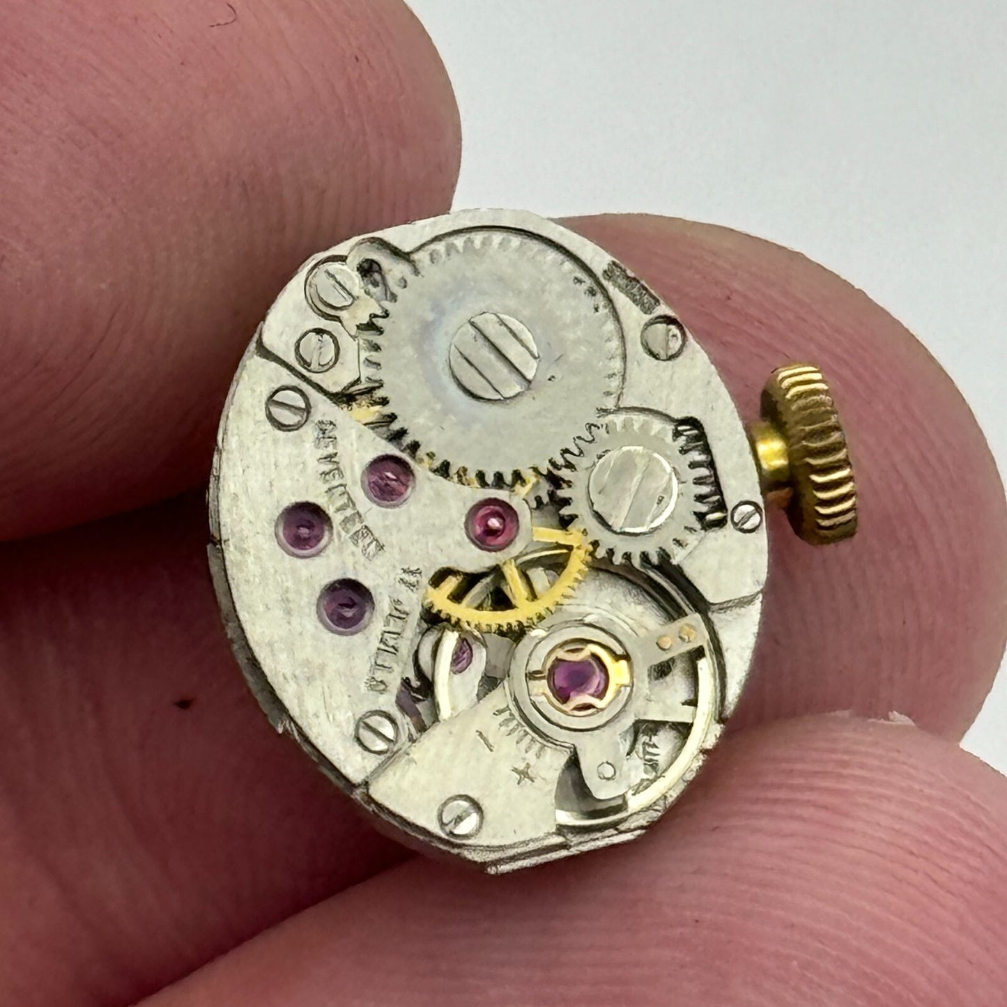 12.9mm Ladies Running Shield AS 1977-2 A Schild Manual Wind Watch Movement PARTS