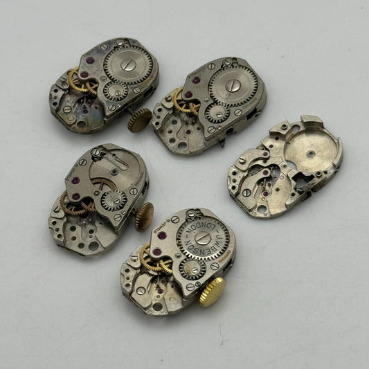 12.8mm 5 x FHF 75 Ladies Manual Wind Watch Movement Swiss Vintage PARTS SPARES