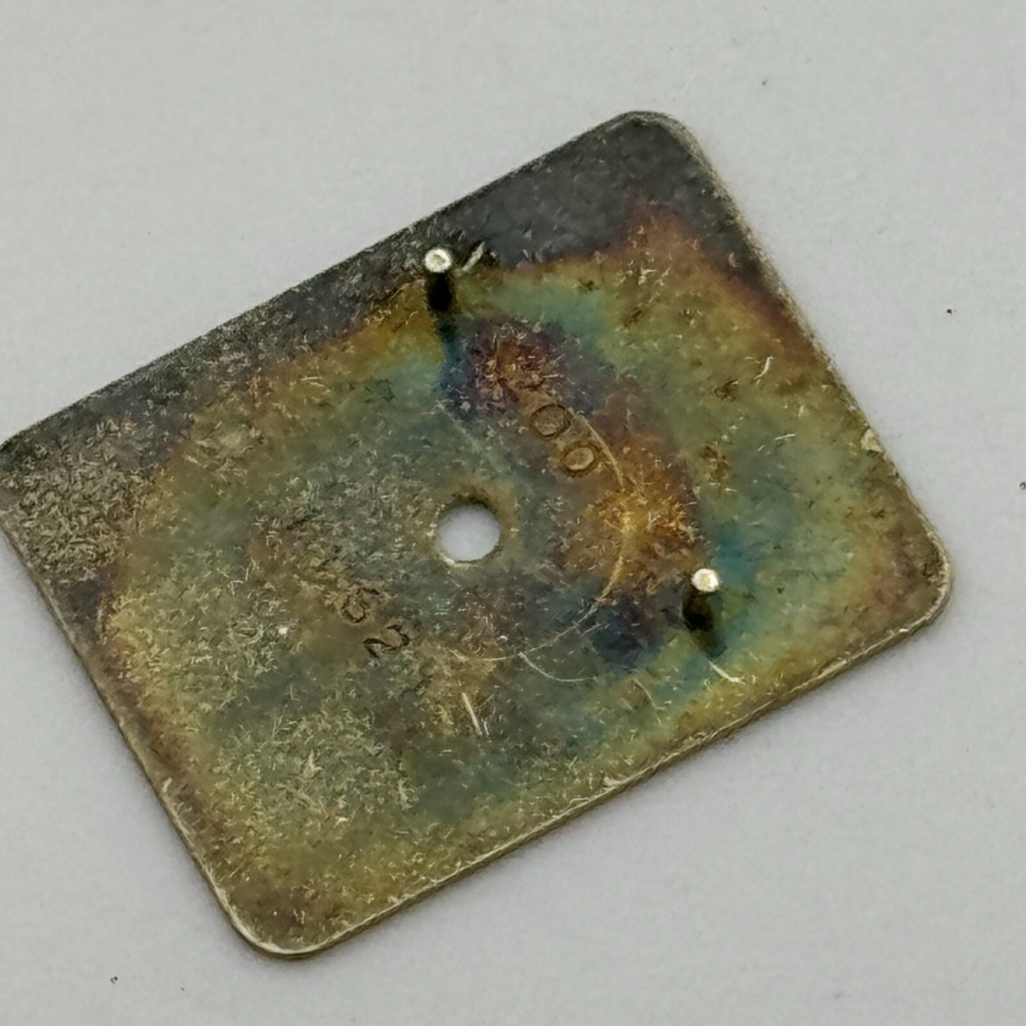14.5mm x 18.5mm Rectangle Omega Large Numbers Ladies Wristwatch Dial Spares Part
