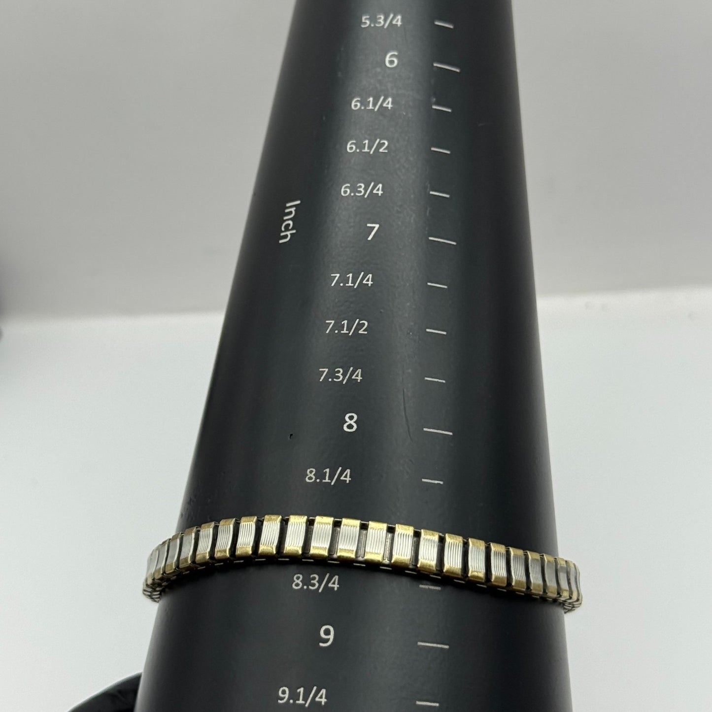 21mm Working Ladies Two Tone Philip Mercier S565S Quartz Watch Expandable Strap