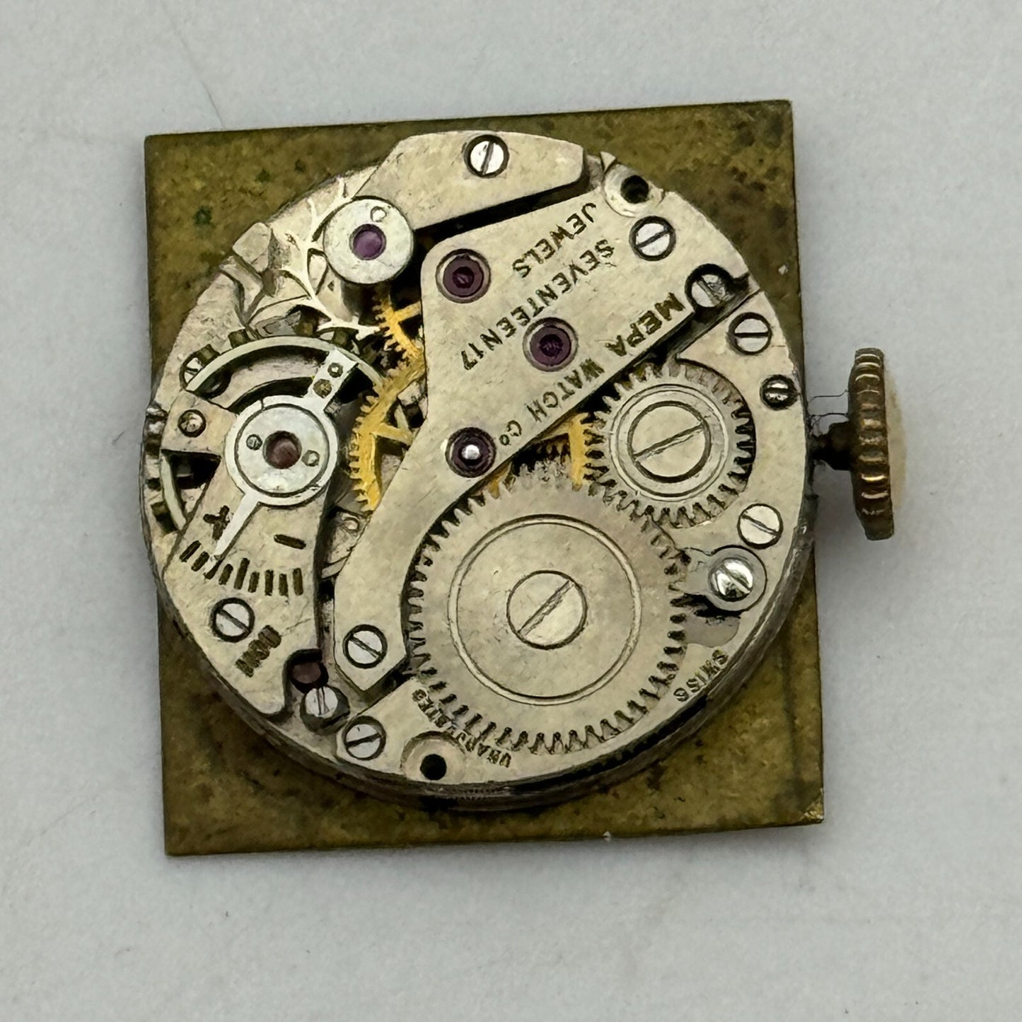 19.7mm Chalet AS 970 A Schild Manual Wind Watch Movement Swiss Vintage PARTS