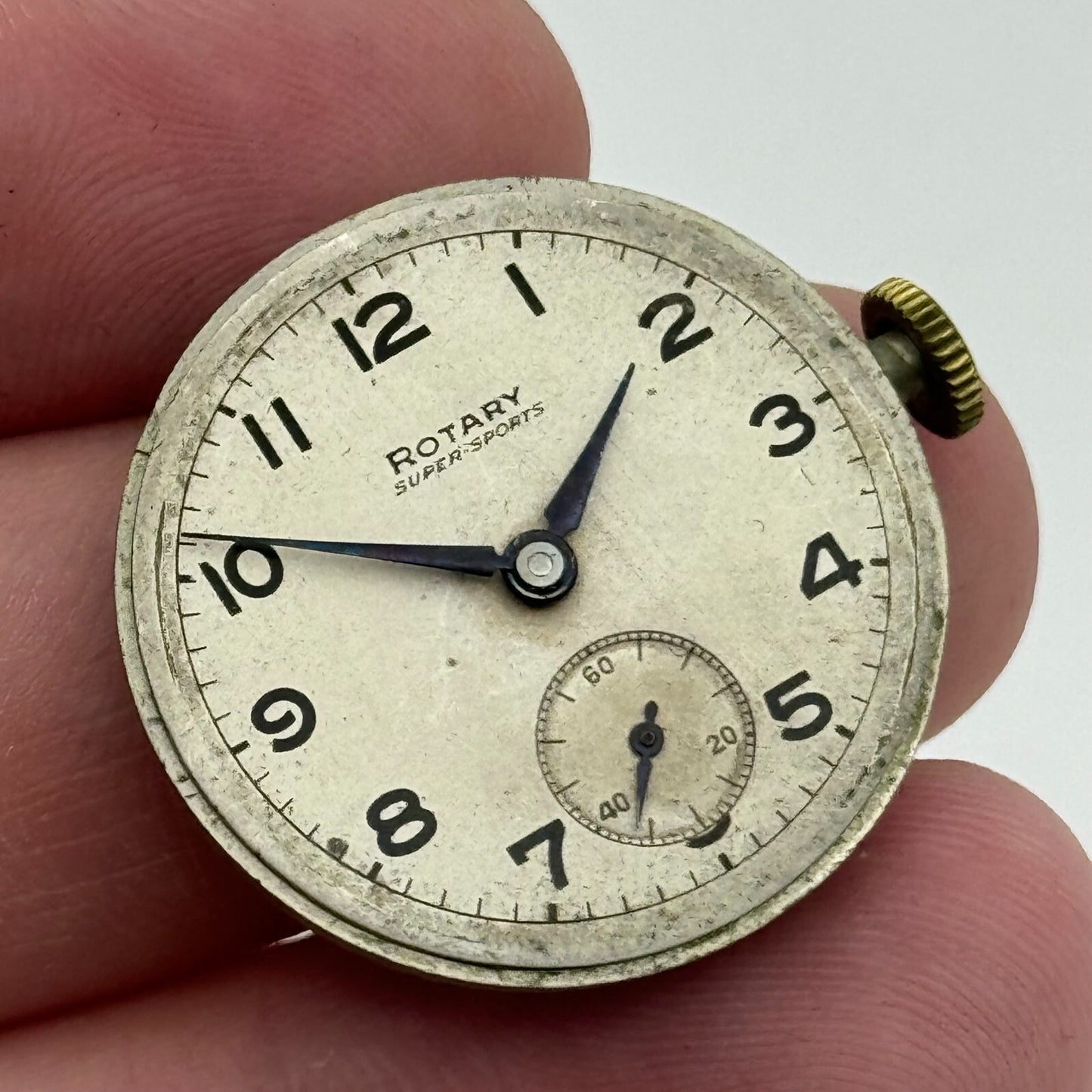 26.8mm Running Rotary Super Sports 4/440 Manual Wind Swiss Watch Movement PARTS