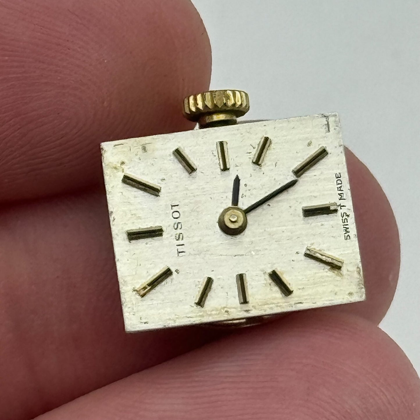 15.1mm Tissot 530-1 Balance Ok Swiss Manual Wind Watch Movement PARTS REPAIR