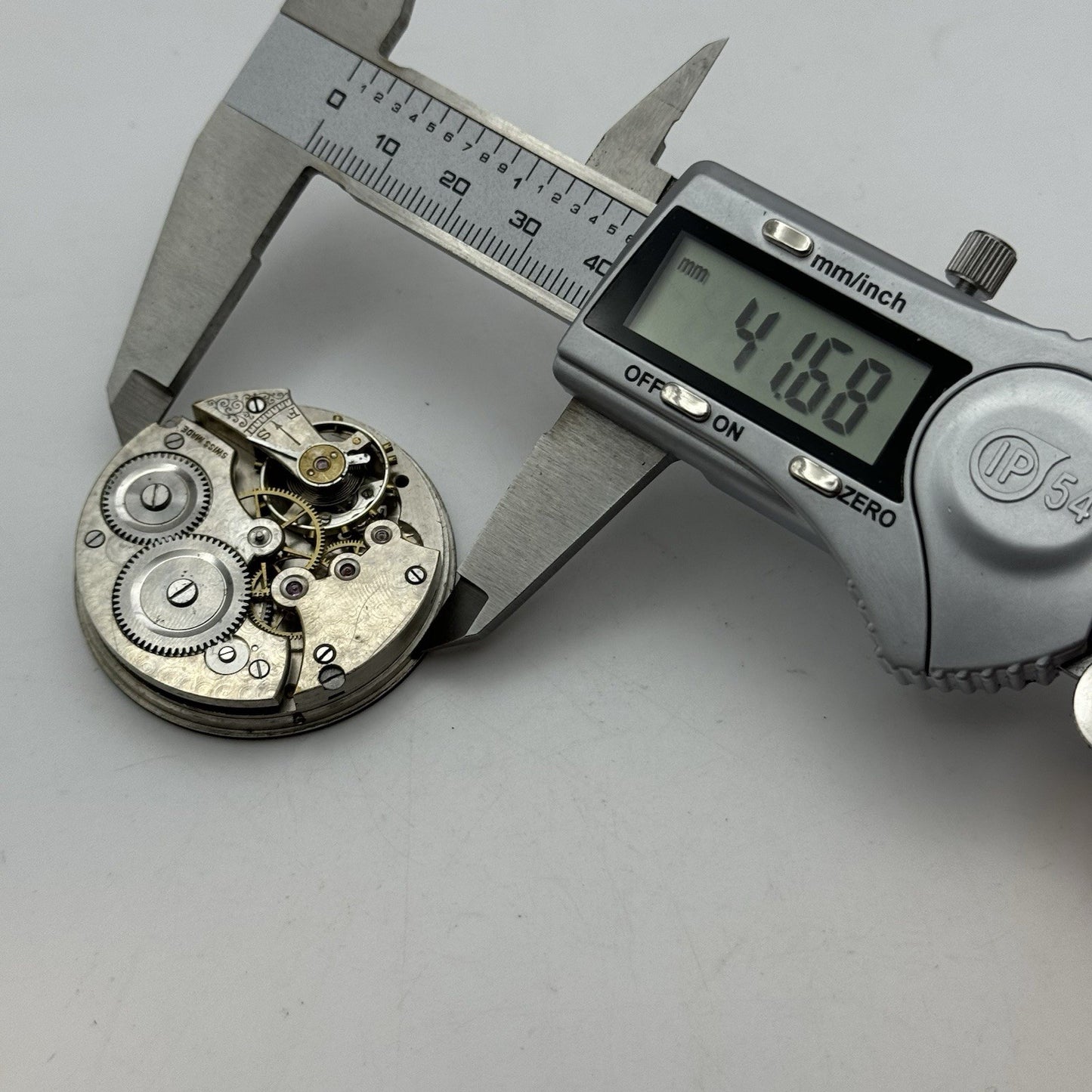 43.1mm M Harrison & Son Liverpool Open Face Pocket Watch Movement PARTS REPAIR