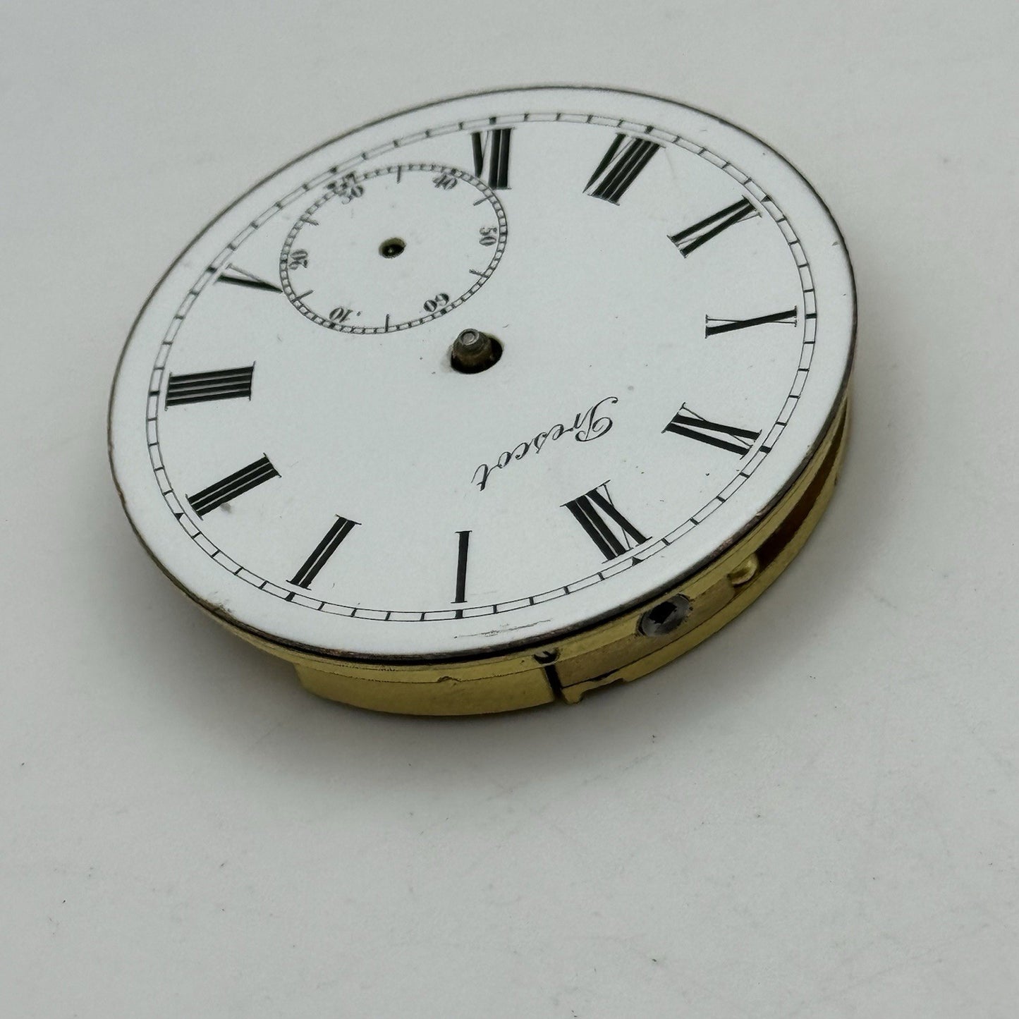 43.2mm Lancashire Watch Co Vigil Prescot Open Face Pocket Watch Movement - PARTS