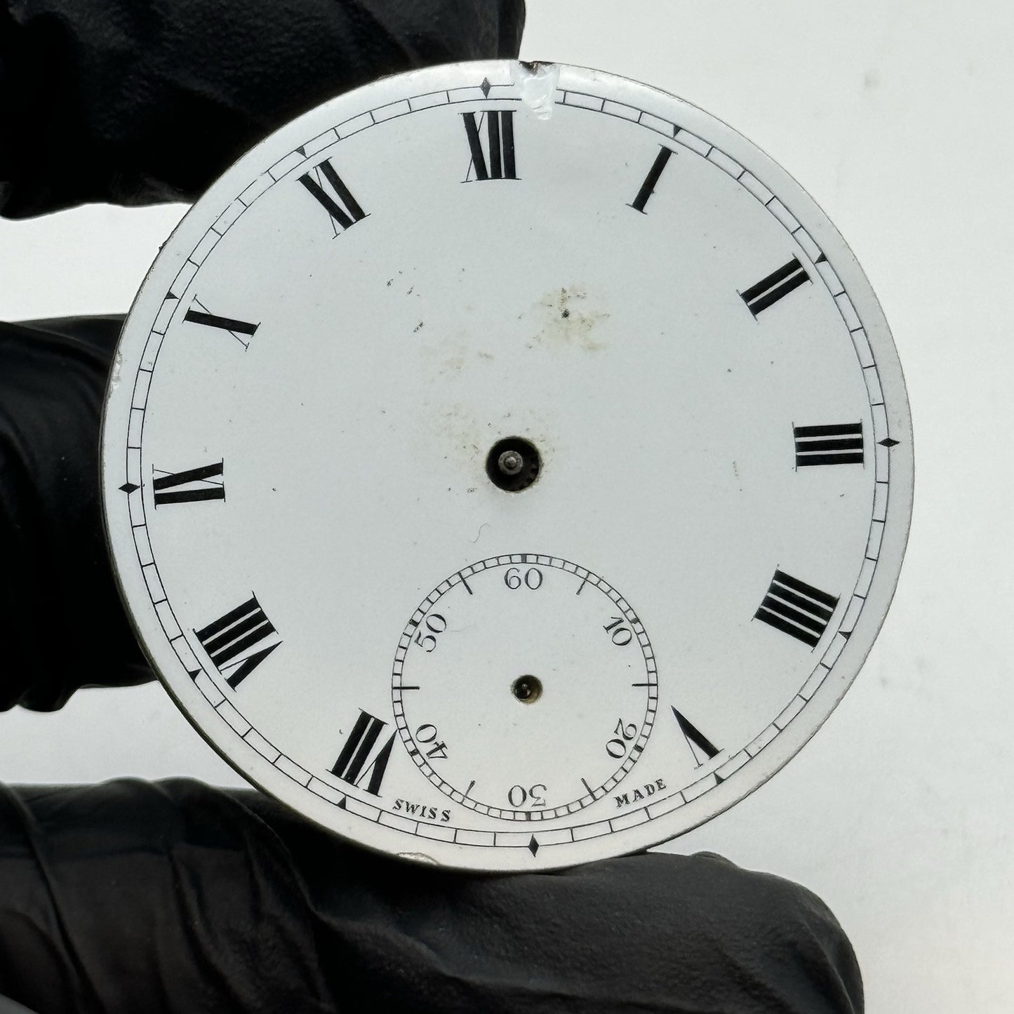 41.5mm High Grade Unidentified 17 Jewels Swiss Pocket Watch Movement - PARTS