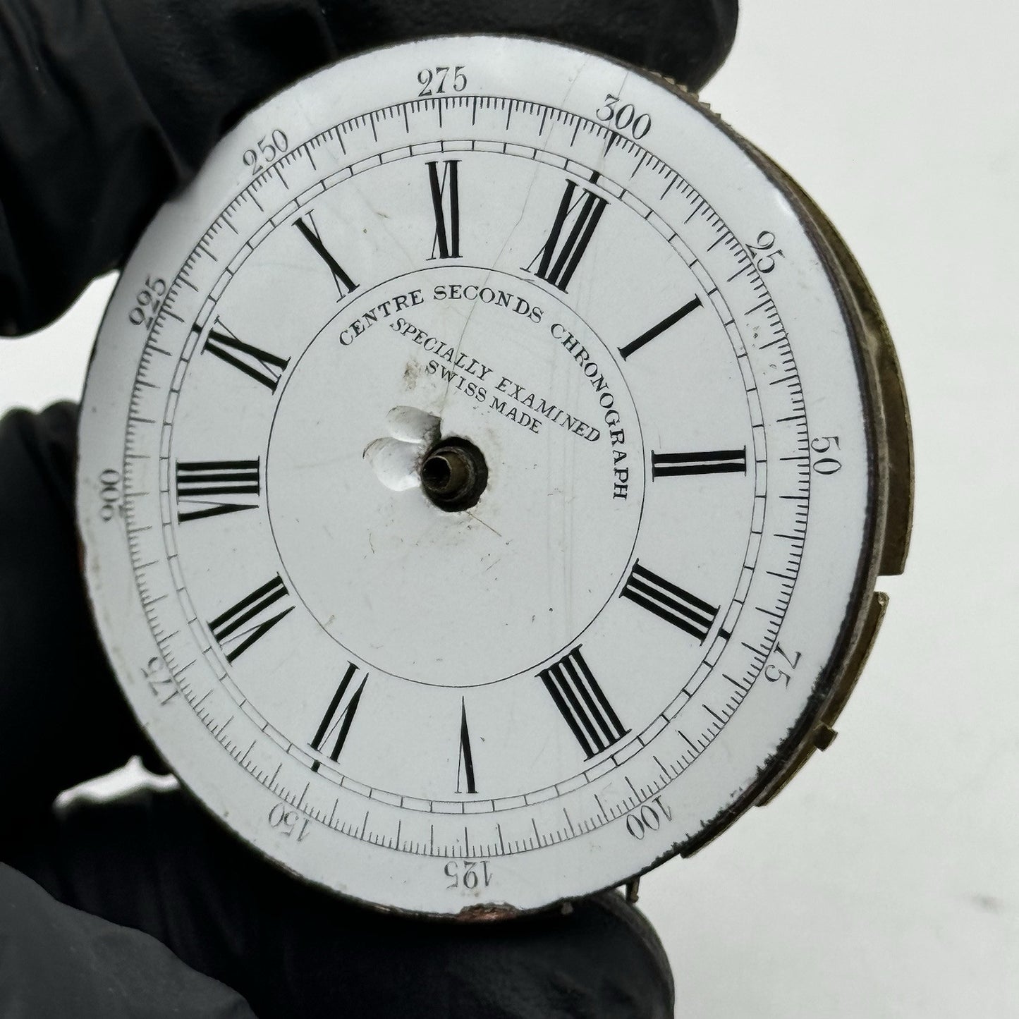 Swiss Specially Examined Centre Seconds Chronograph Pocket Watch Movement PARTS