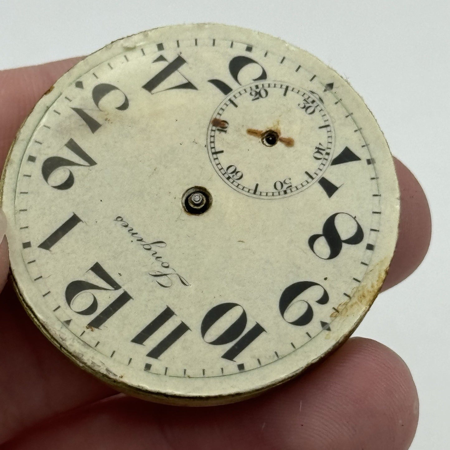 42.3mm Interesting Longines Union Horlogere UH Pocket Watch Movement - PARTS