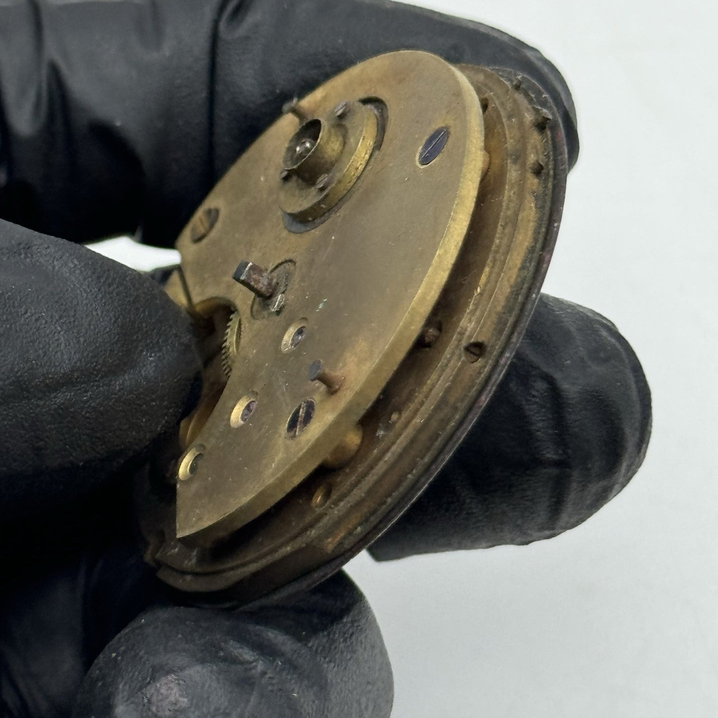 43.9mm Antique Fattorini & Sons Bradford The Leader Pocket Watch Movement PARTS