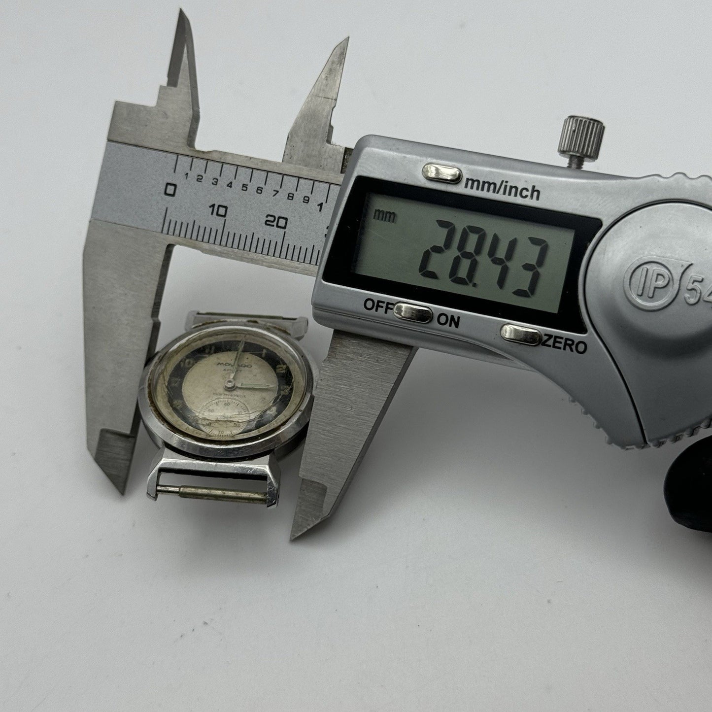 28mm Running Movado Sport FB Patent Francois Borgel Military Watch - TO RESTORE