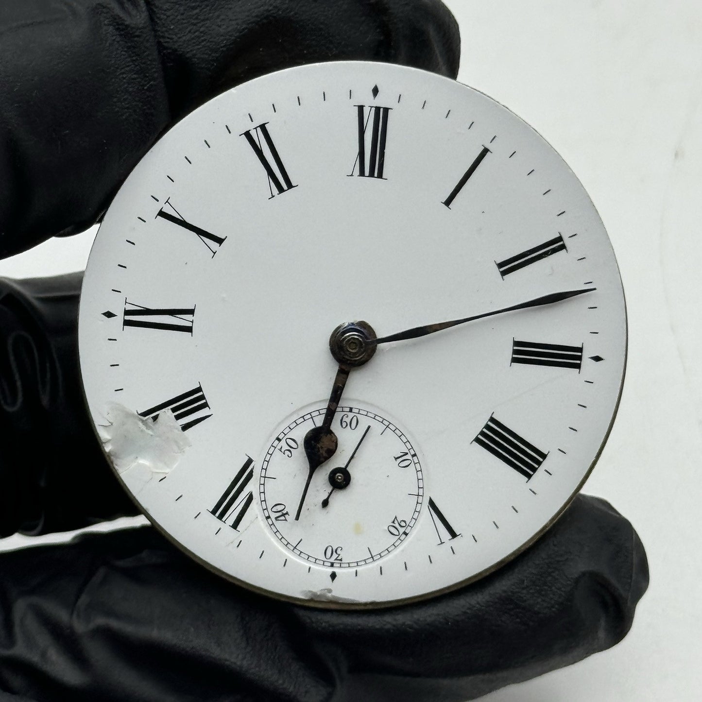 43.3mm Running Antique High Grade Cylinder Escapement Pocket Watch Movement PART