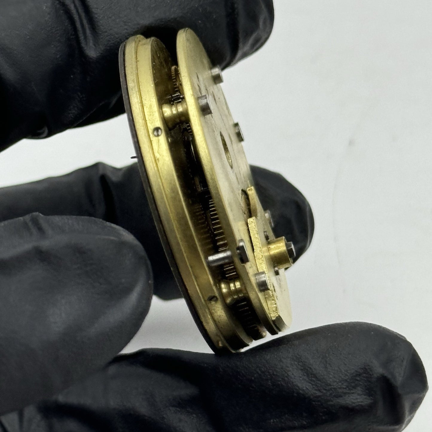 42.9mm Antique English Reversing Pinion Key Wound Pocket Watch Movement - PARTS