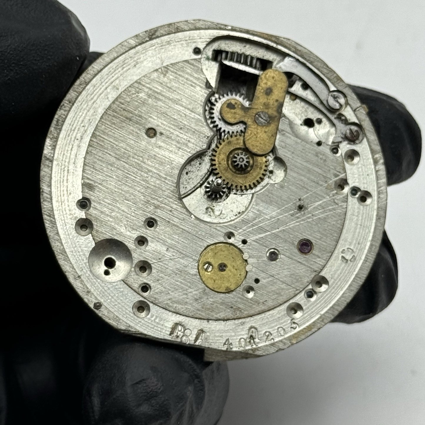 45.2mm Interesting Unidentified Vintage Pocket Watch Movement - PARTS REPAIR