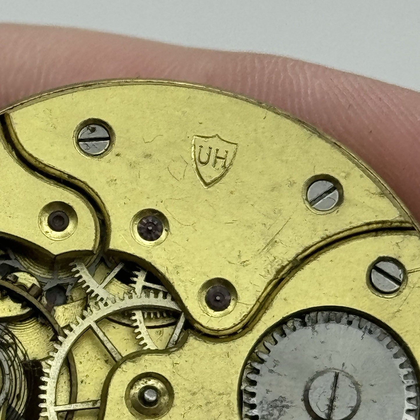 42.3mm Interesting Longines Union Horlogere UH Pocket Watch Movement - PARTS
