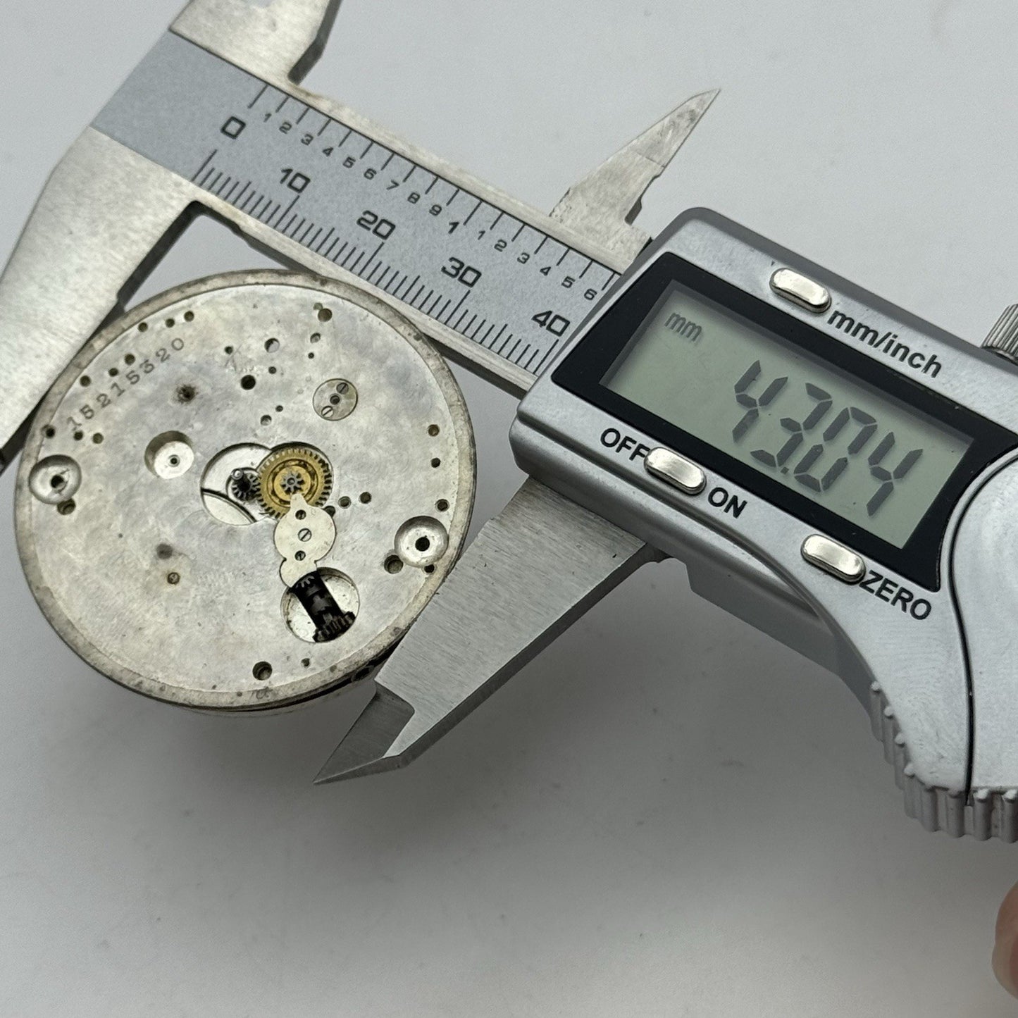 43mm Cyma Tavannes Ref 919 Vintage Swiss Pocket Watch Movement For PARTS REPAIR