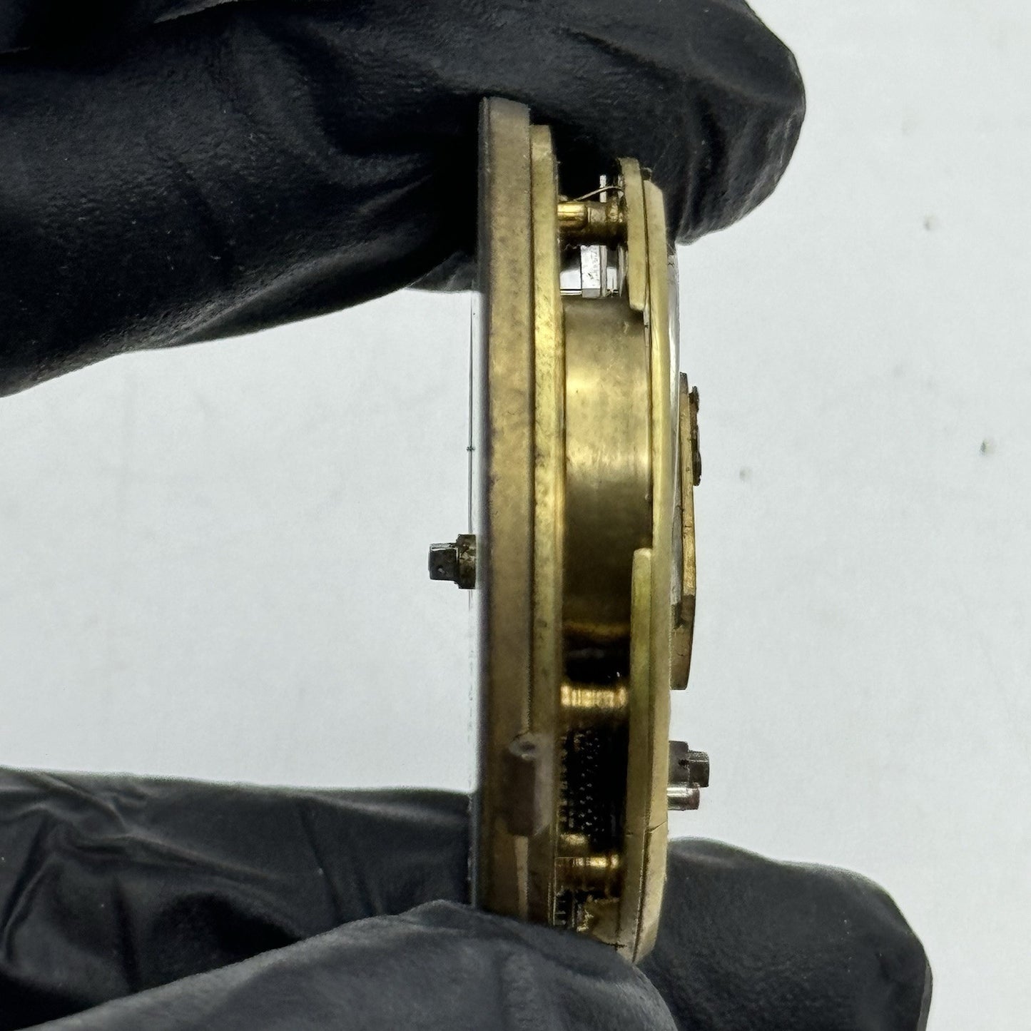 43.3mm Antique J Myers English Key Wound Fusee Pocket Watch Movement - PARTS
