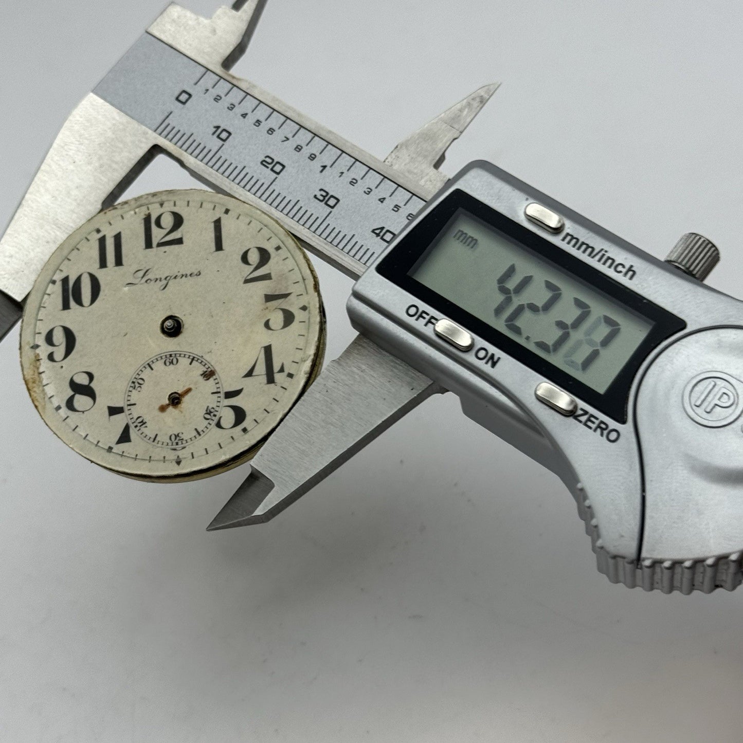 42.3mm Interesting Longines Union Horlogere UH Pocket Watch Movement - PARTS