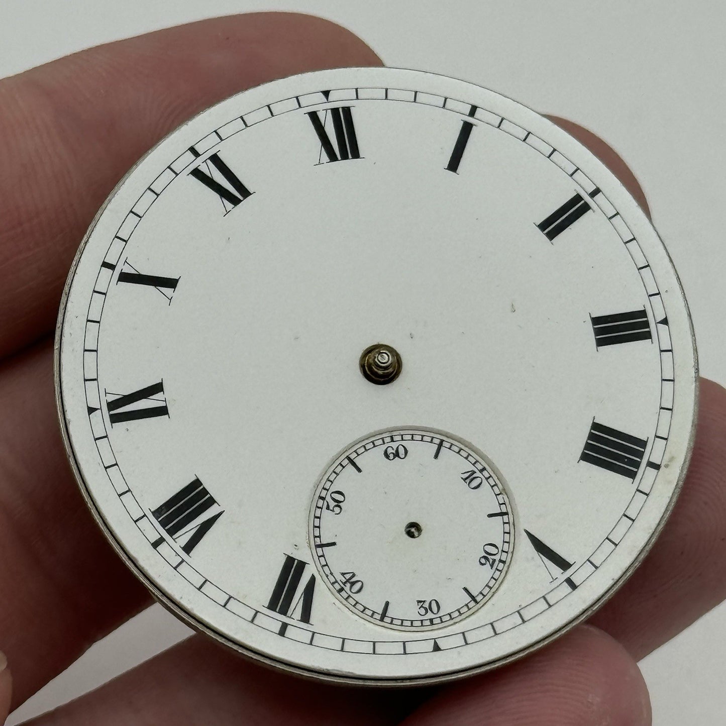43.3mm Equity Watch Co Boston Open Face American Pocket Watch Movement PARTS